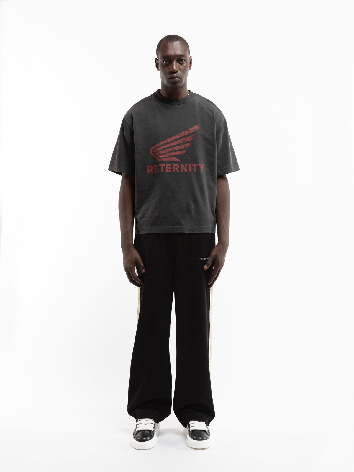 AÉRO REGULAR FIT T-SHIRT - WASHED BLACK