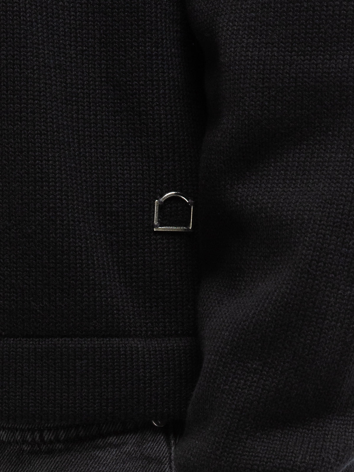 LE RELIEF POLO KNIT - BLACK