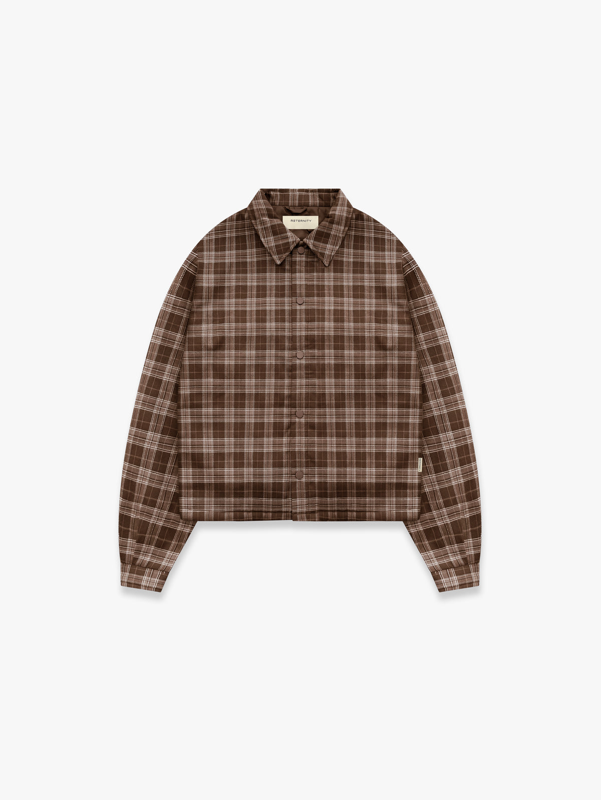 RETERNITY PADDED FLANNEL - BROWN