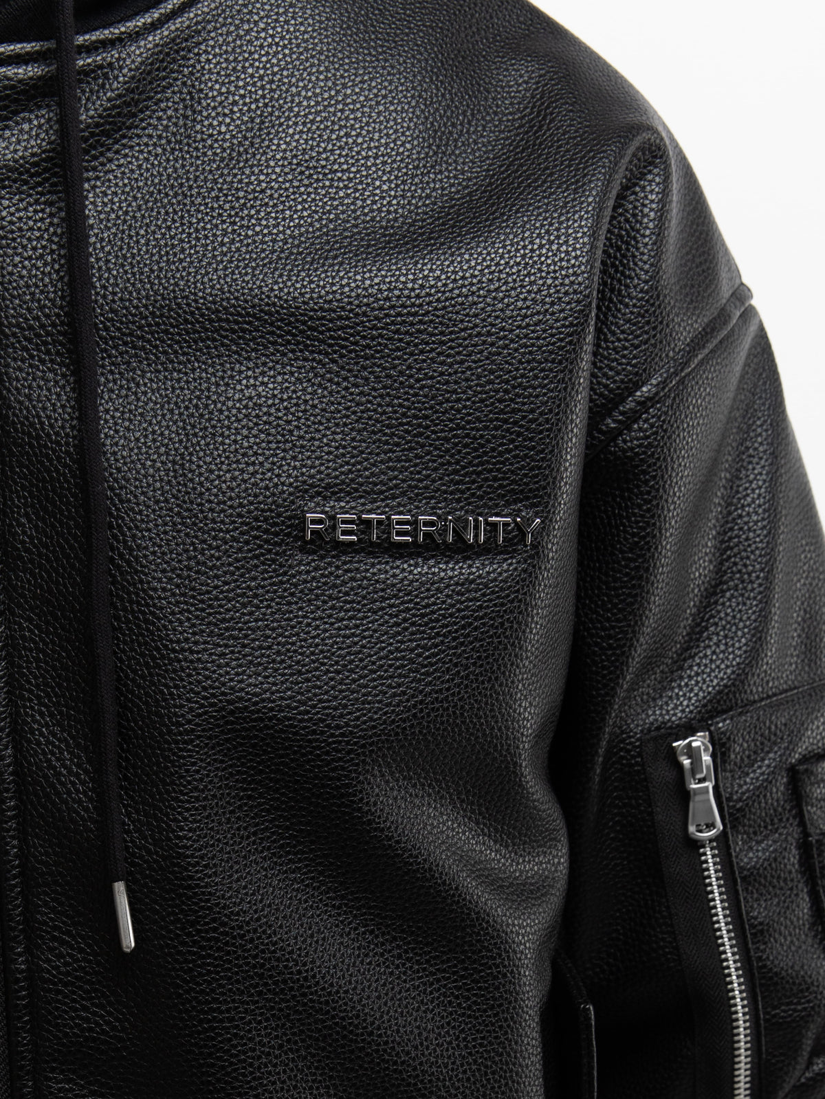 MÉTROPOLITAIN BOMBER - BLACK LEATHER