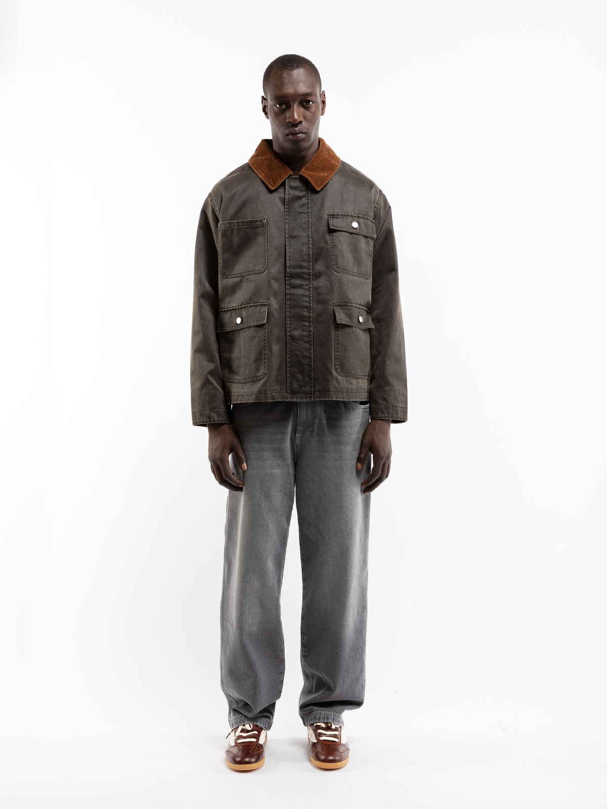 WAXED HUNTING JACKET - VINTAGE BROWN