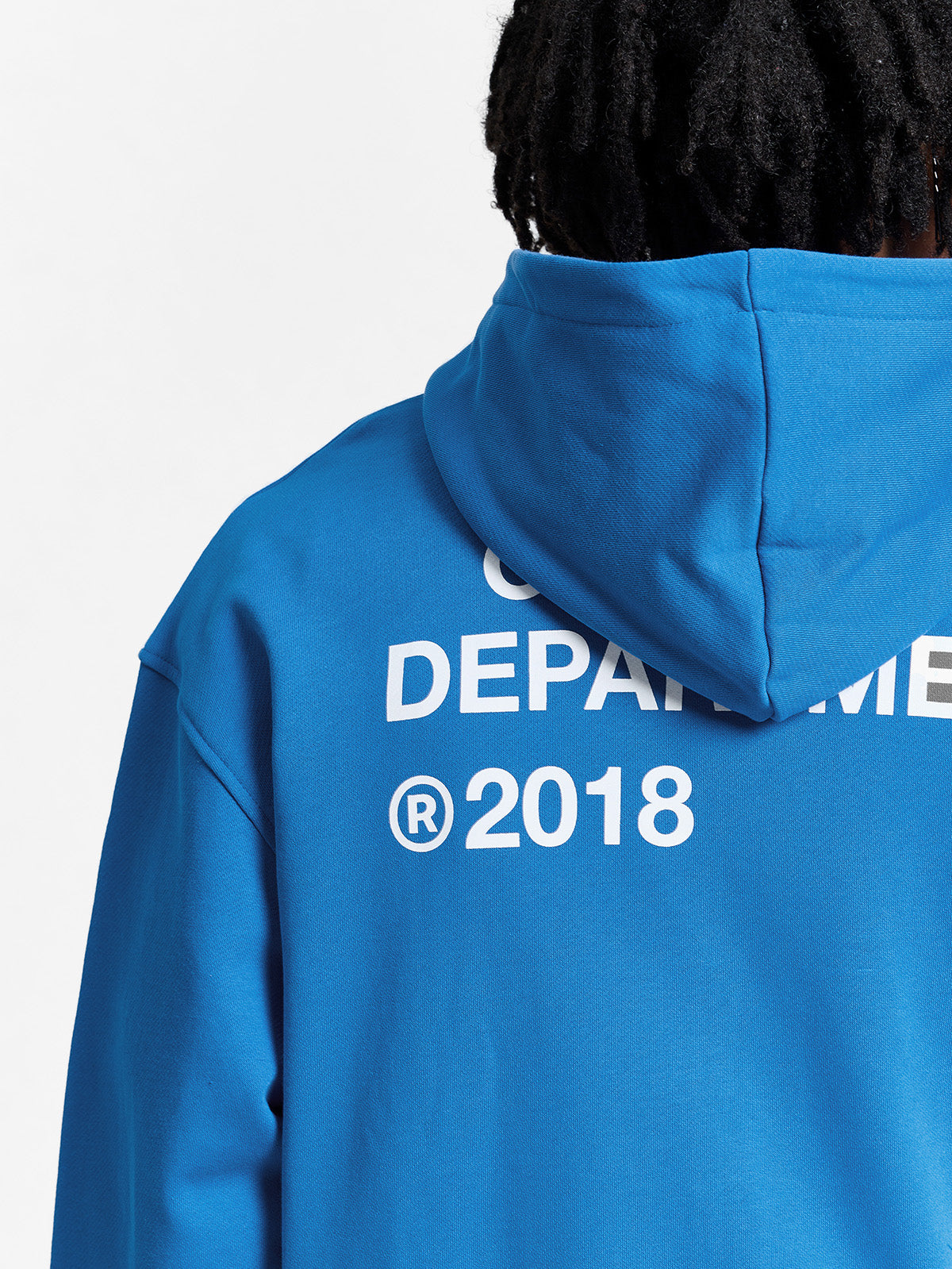 CREATIVE DEPT ZIP-HOODIE - BLUE