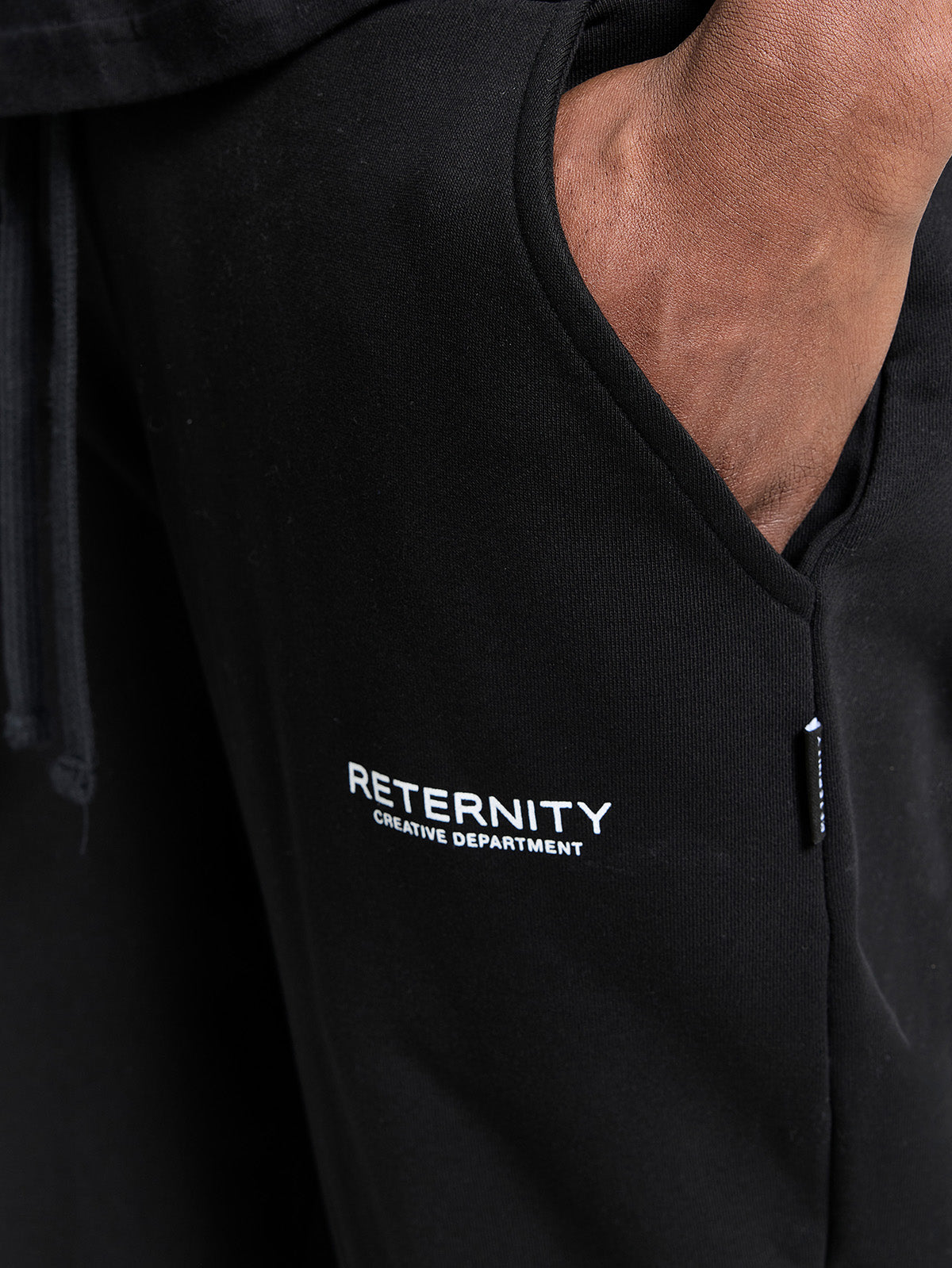 CREATIVE DEPT SWEATPANTS - BLACK