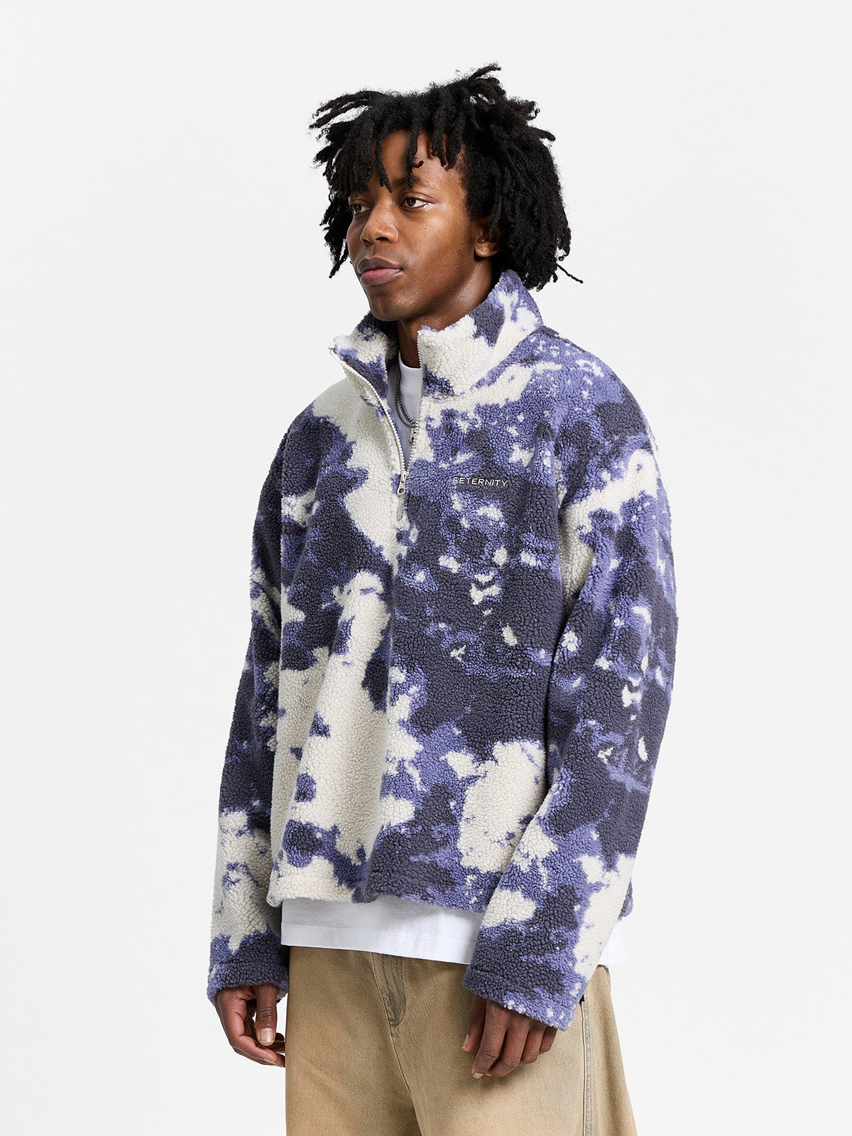 RETERNITY FLEECE HALF ZIP - ACID PURPLE