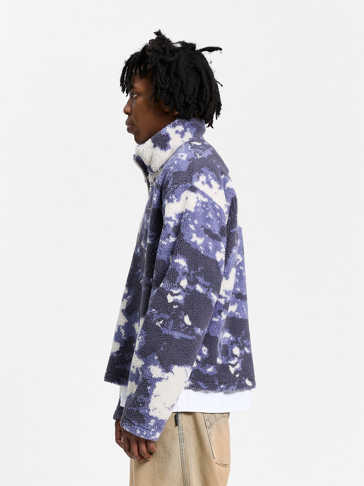 RETERNITY FLEECE HALF ZIP - ACID PURPLE