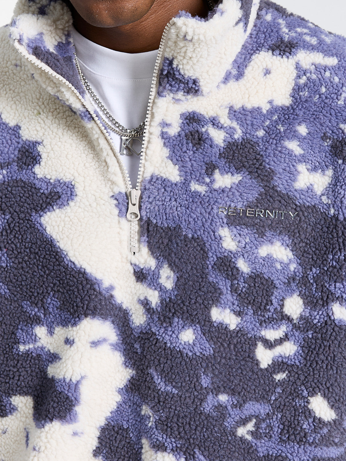 RETERNITY FLEECE HALF ZIP - ACID PURPLE