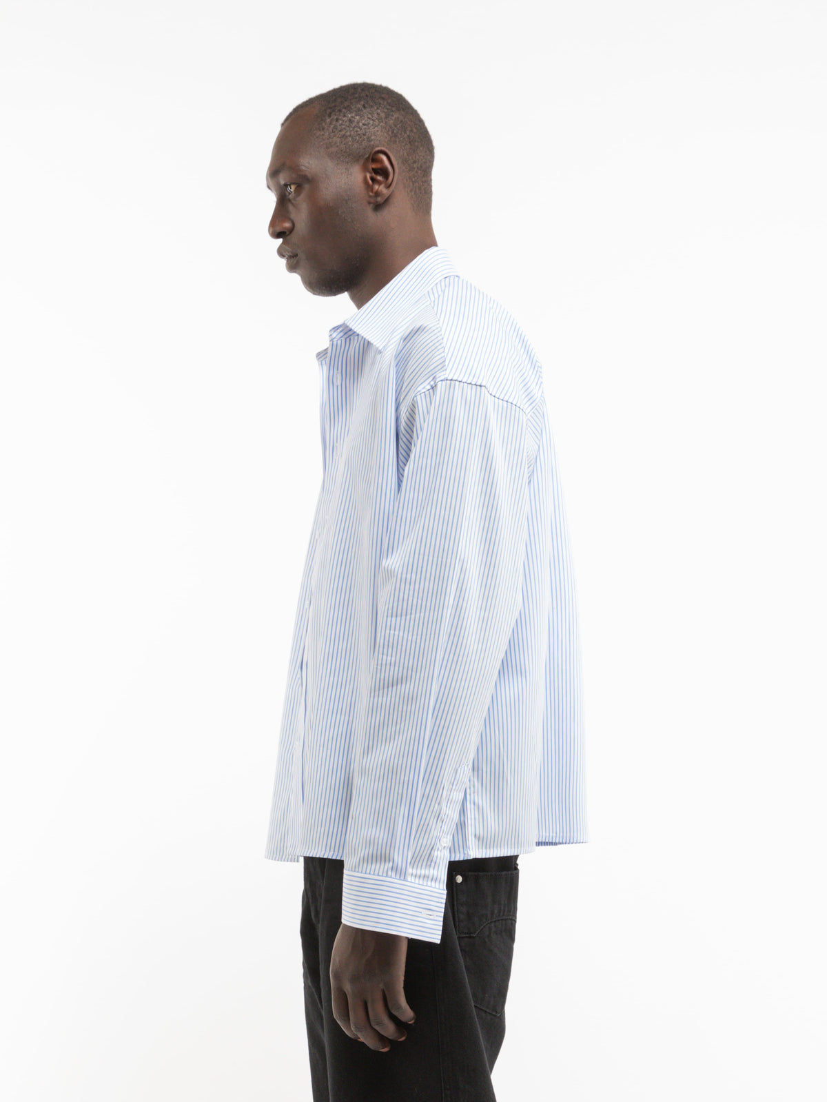 BOULEVARD SHIRT - BLUE/WHITE