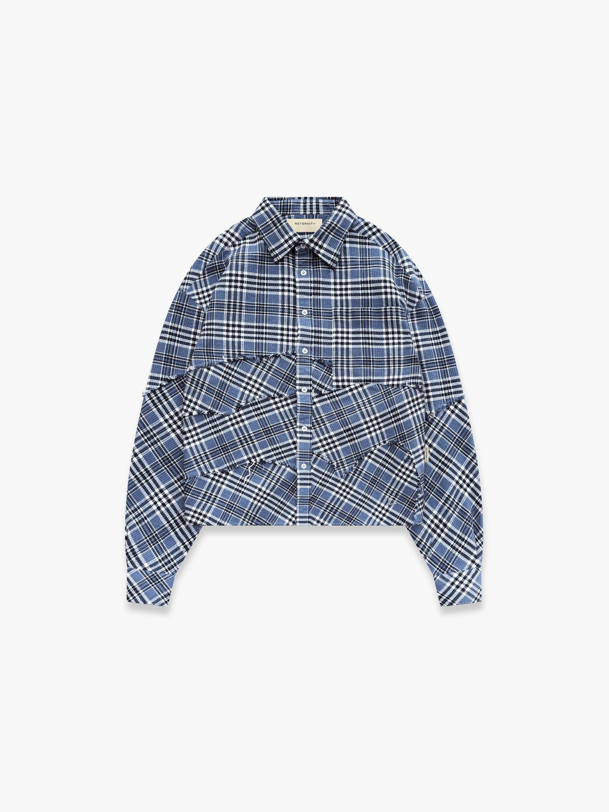 LE TISSÉ WAFFLE SHIRT - BLUE