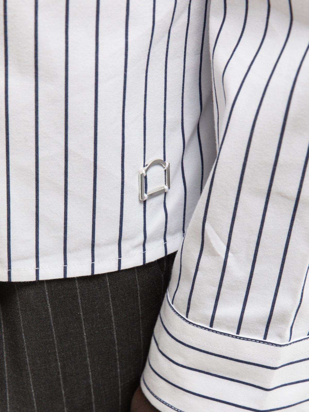 LE RAYÉE SHIRT - WHITE/NAVY