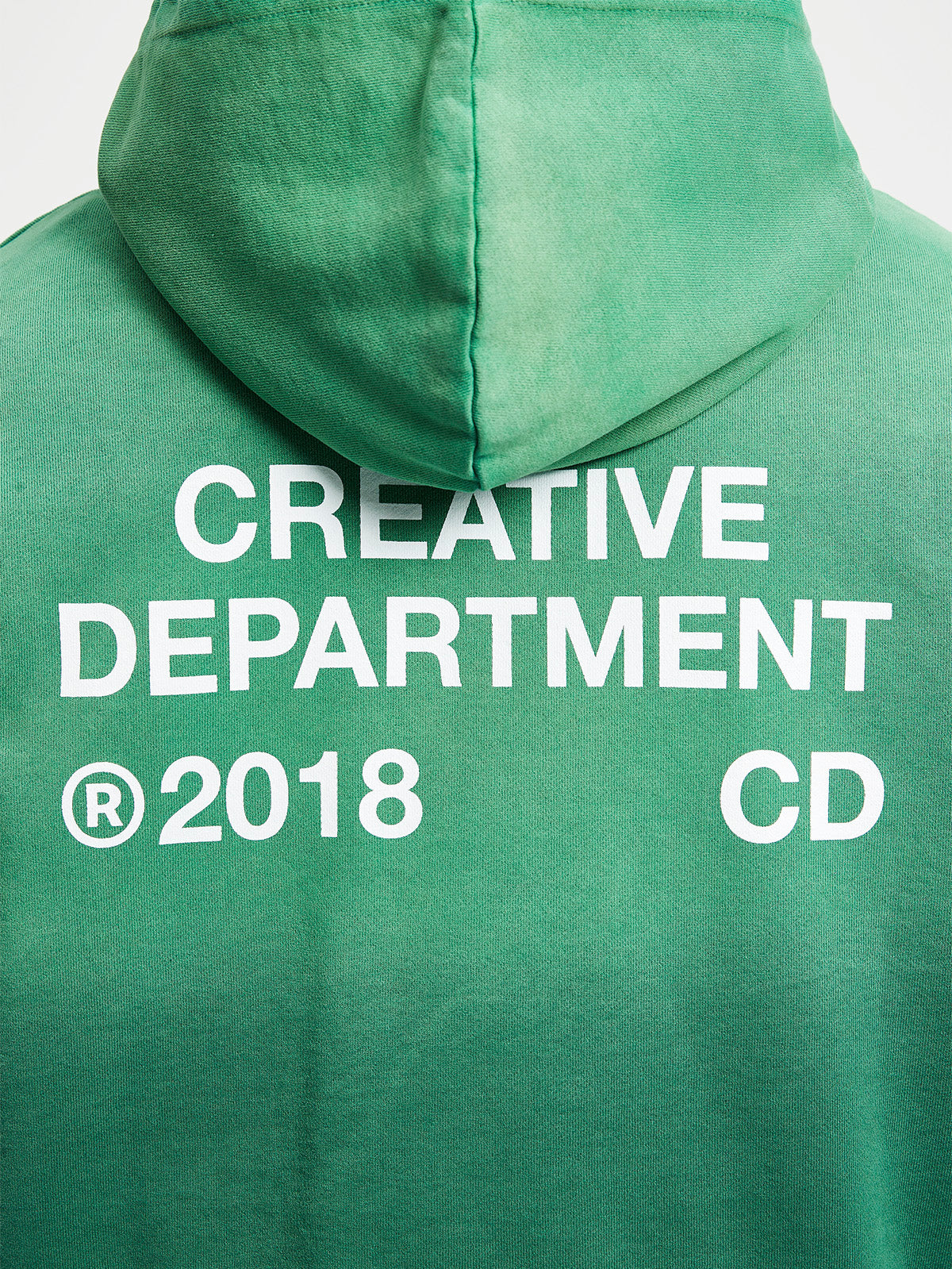 CREATIVE DEPT HOODIE - FADED GREEN