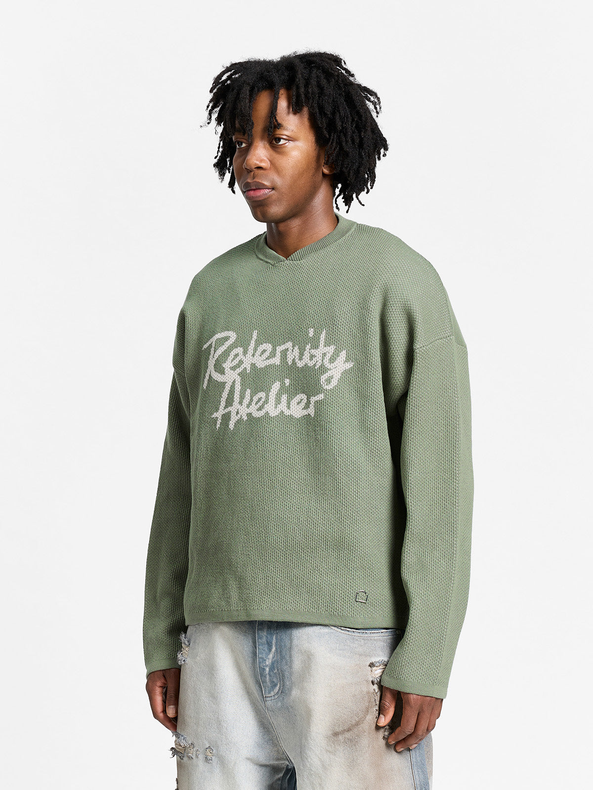 ATELIER KNIT JERSEY - GREEN