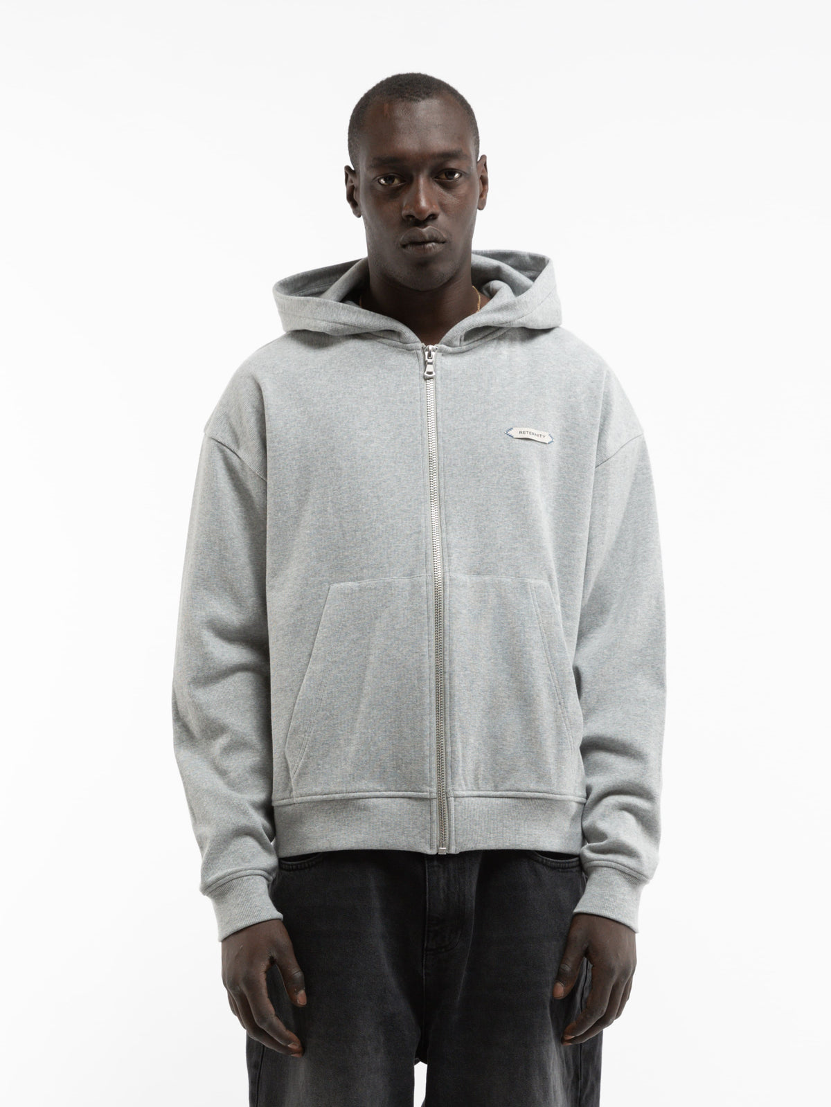 L’ATELIER LINE ZIP-HOODIE - GREY