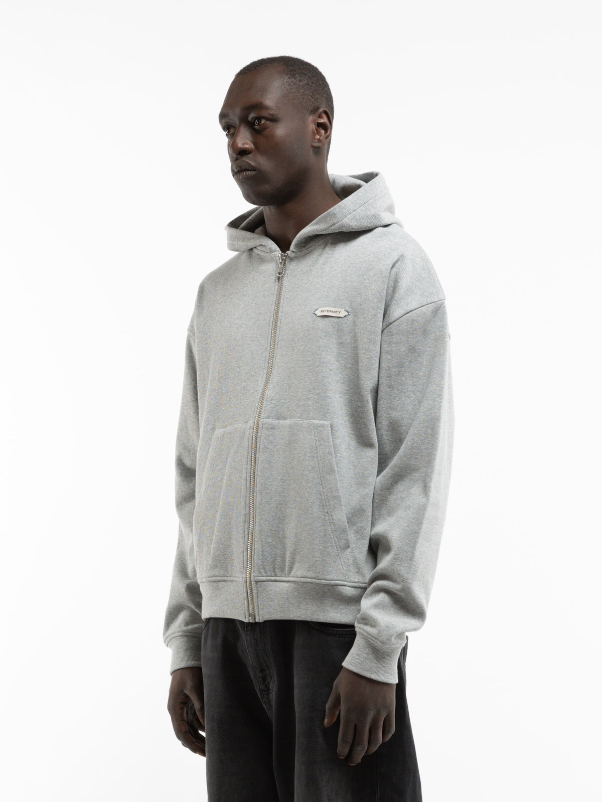 L’ATELIER LINE ZIP-HOODIE - GREY