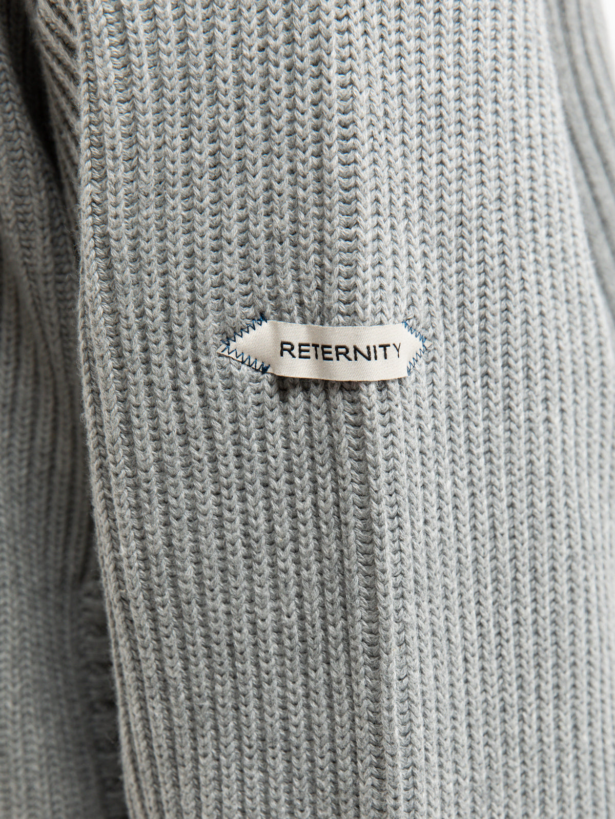 L’ATELIER LINE KNIT ZIPPER - GREY