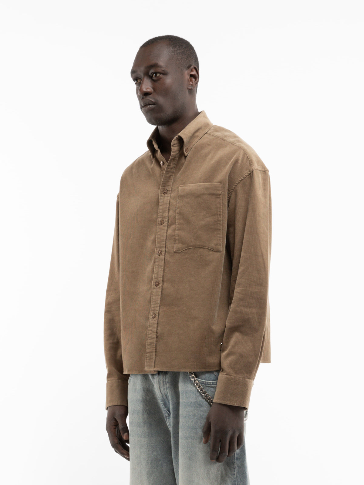SIGNE SHIRT - BROWN CORD