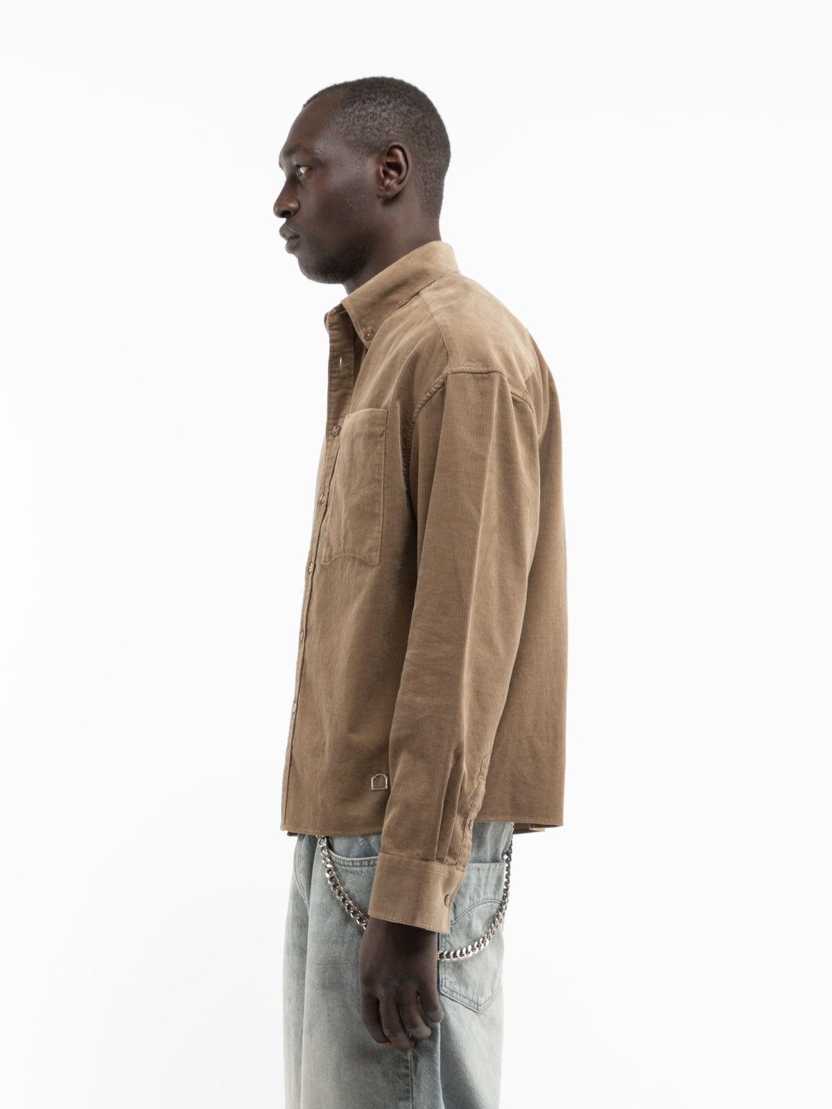 SIGNE SHIRT - BROWN CORD