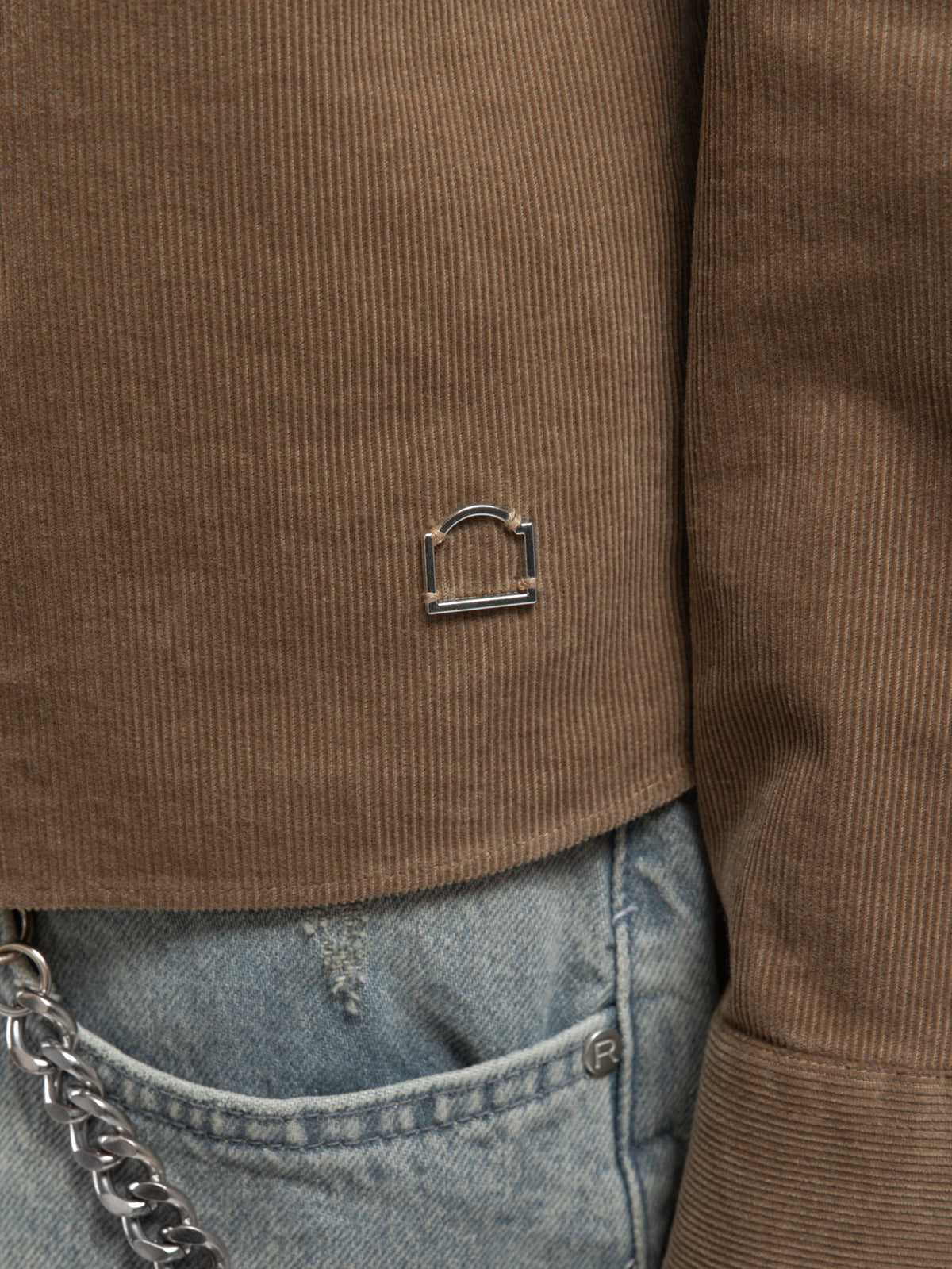 SIGNE SHIRT - BROWN CORD