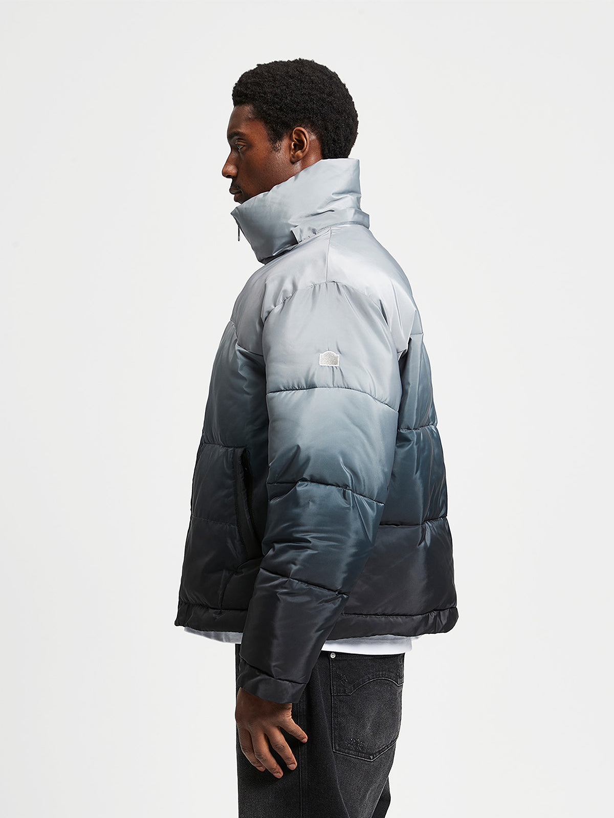 SIGNE PUFFER JACKET - FADED GREY