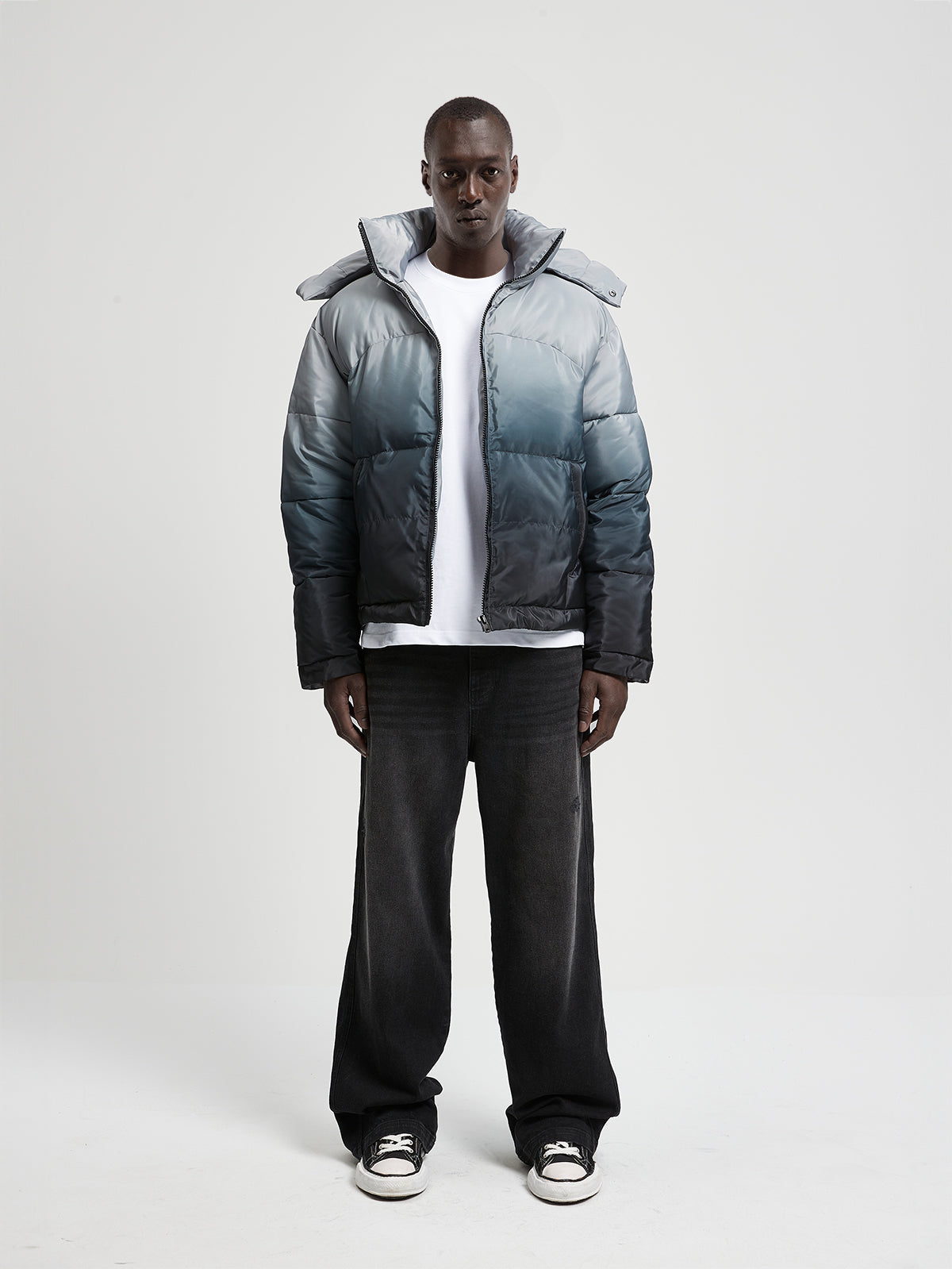 SIGNE PUFFER JACKET - FADED GREY