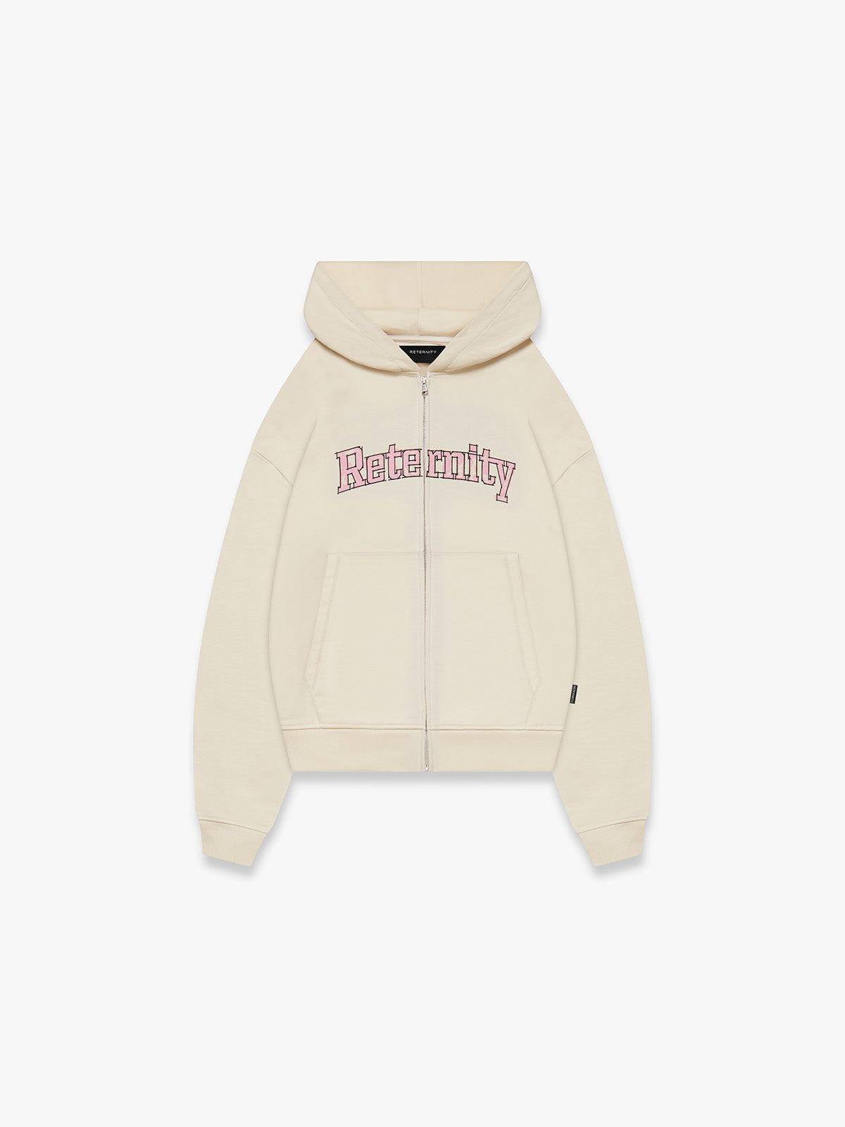 WATERCOLOR ZIP-HOODIE - CREAM