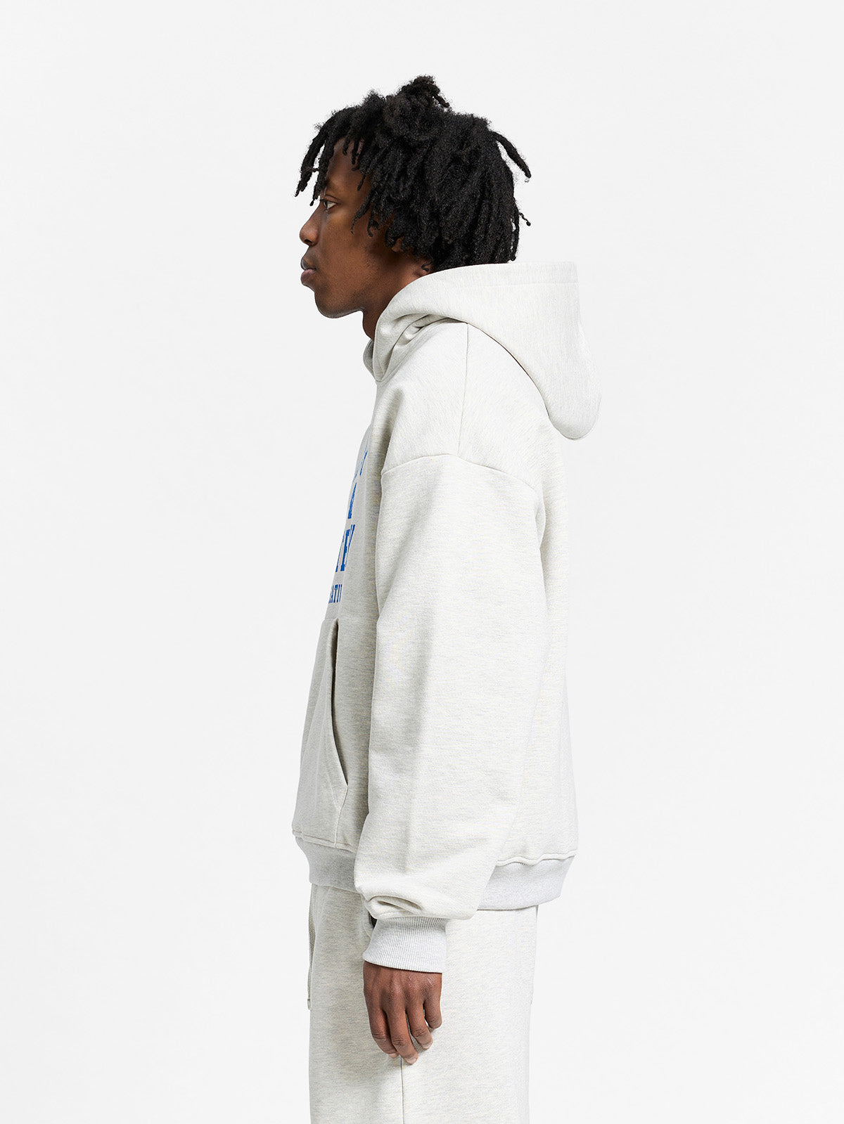 ATELIER EMBLEM ZIP-HOODIE - MELANGE GREY