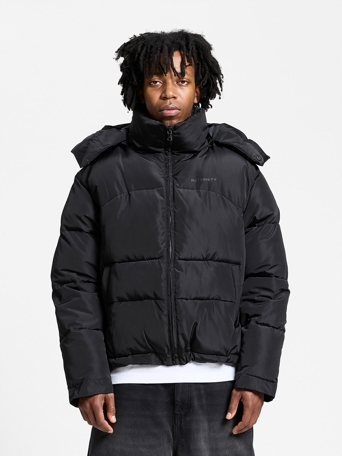 RETERNITY PUFFER JACKET - BLACK