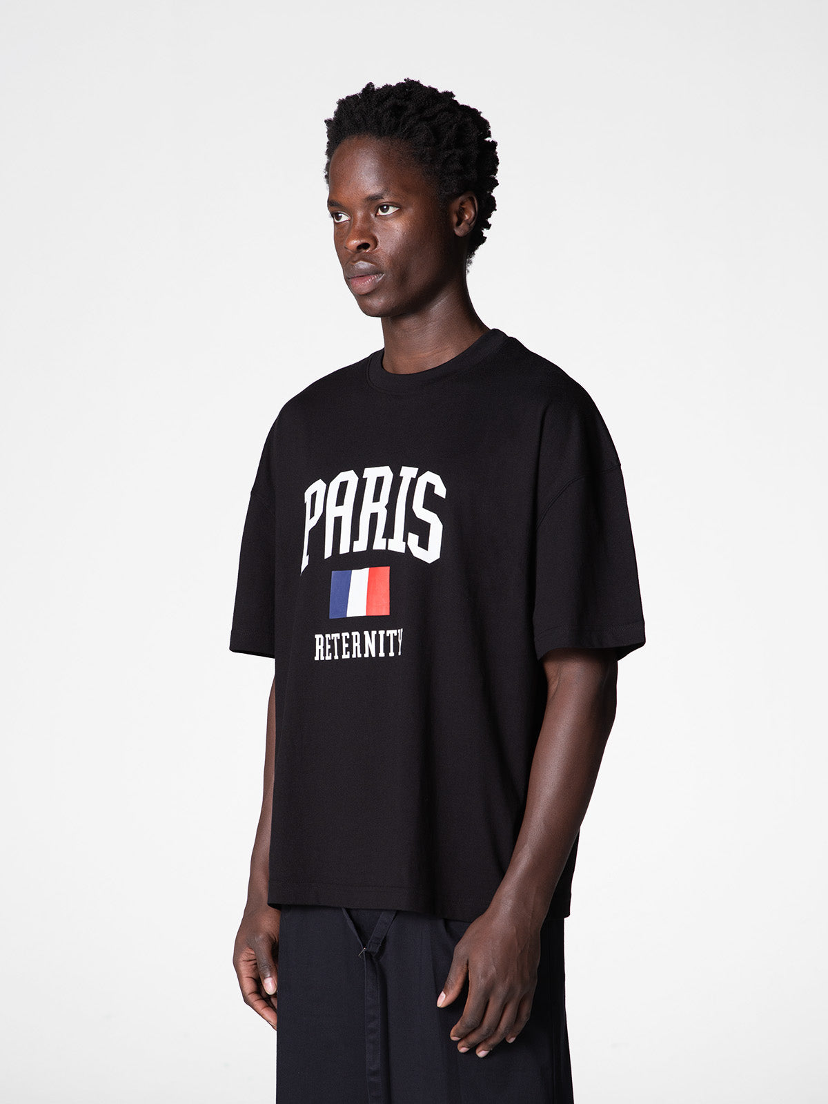 PARIS SOUVENIR T-SHIRT - BLACK
