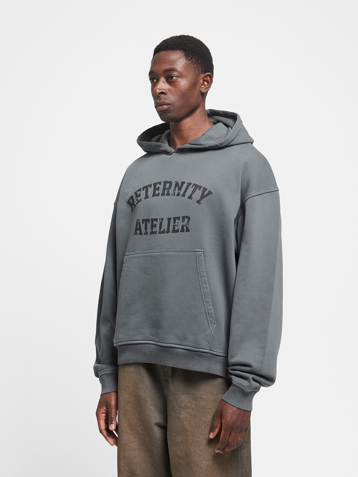 WASHED NOIR HOODIE - VINTAGE BLACK