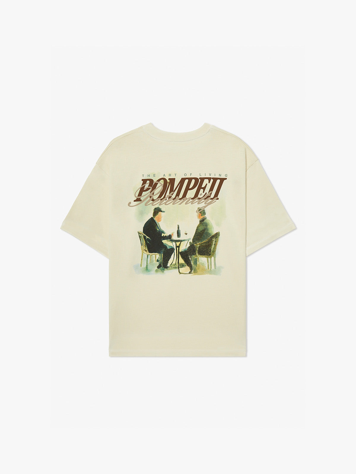 THE ART OF LIVING T-SHIRT - CREAM