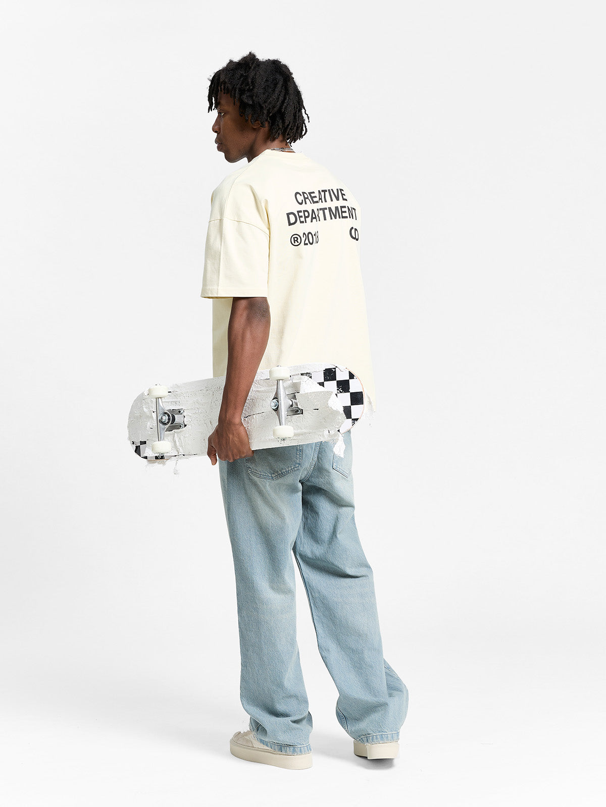 CREATIVE DEPT T-SHIRT - CREAM