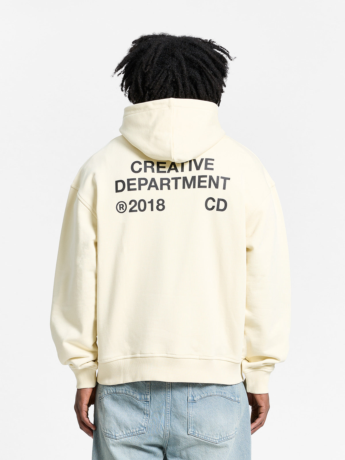 CREATIVE DEPT HOODIE - CREAM