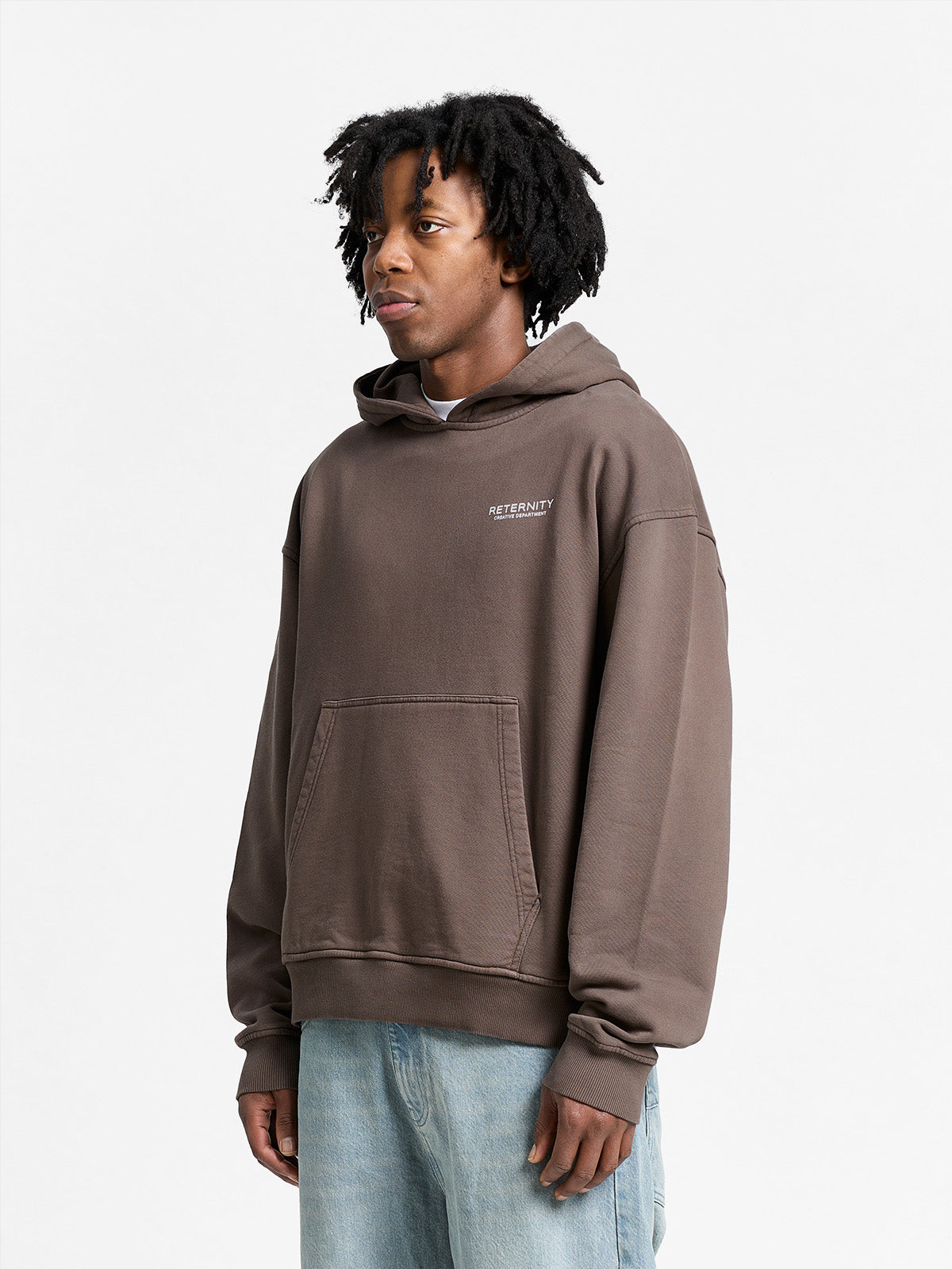 CREATIVE DEPT HOODIE - BROWN