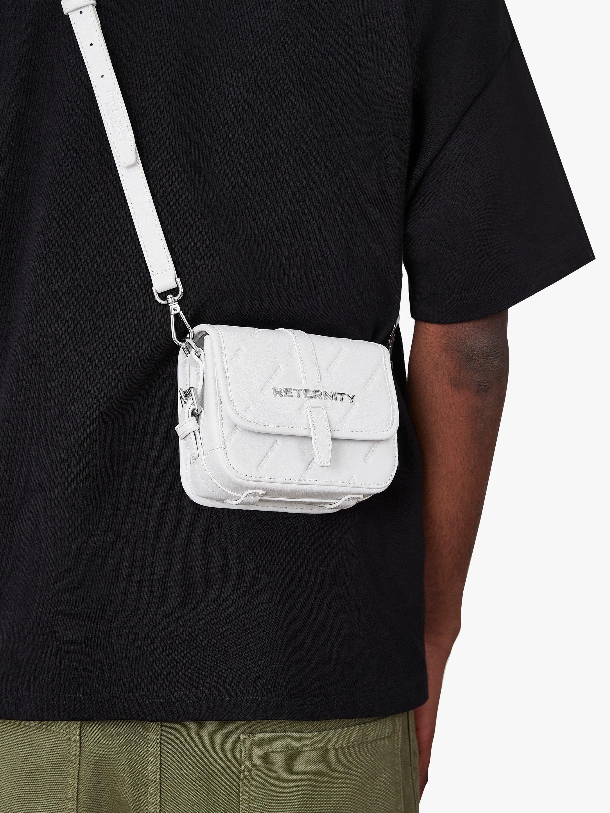 RETERNITY FLAP BAG - OFF WHITE