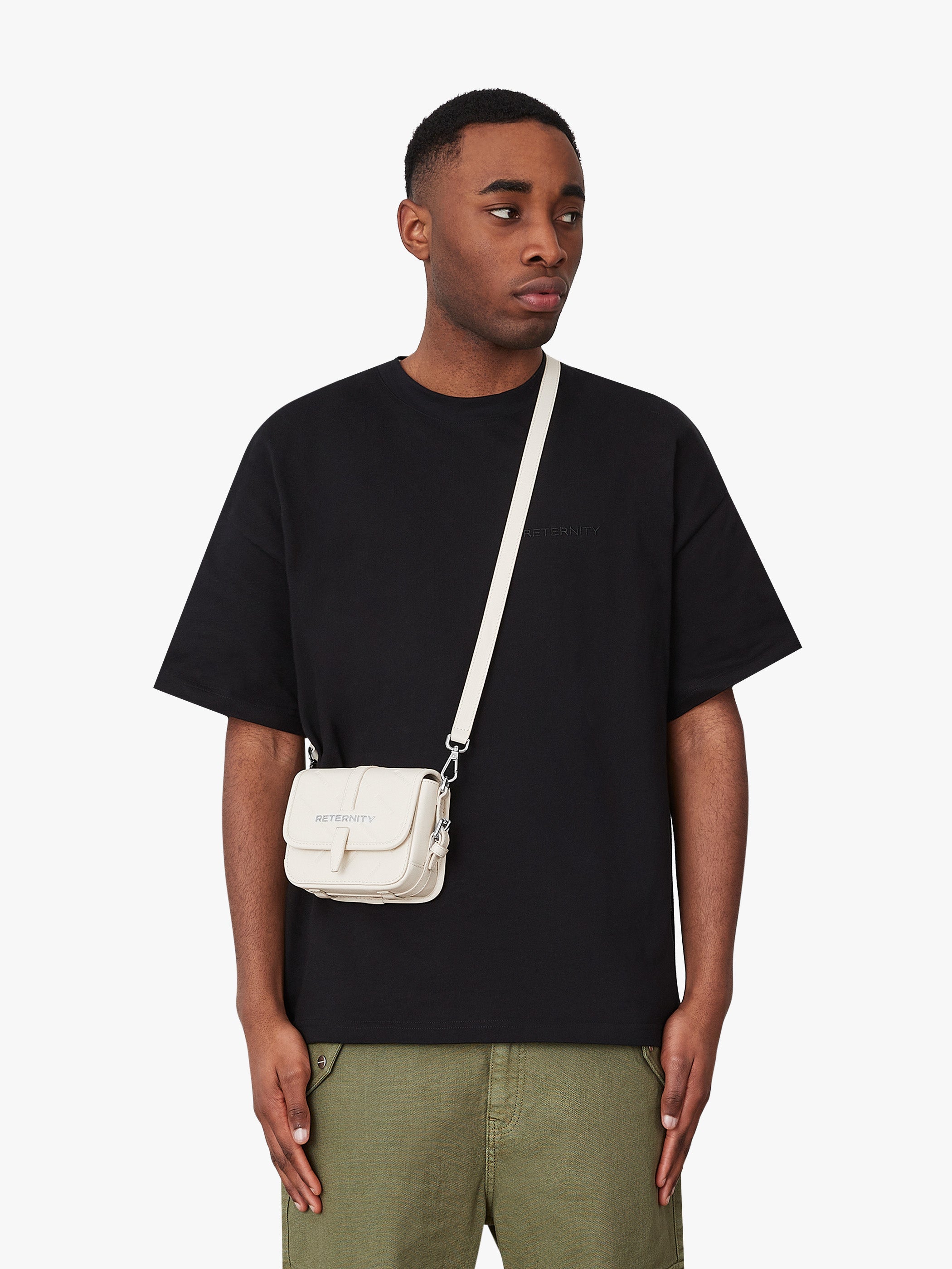 RETERNITY FLAP BAG - BLACK