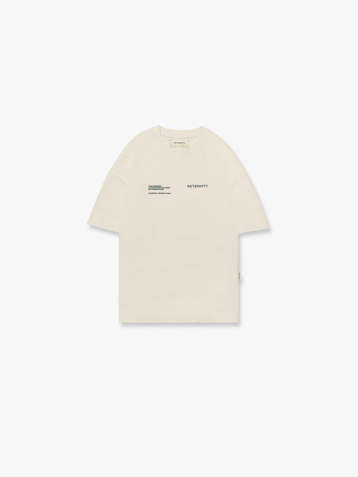 T-SHIRT OFFICIAL UNIFORM- IVORY/GREEN