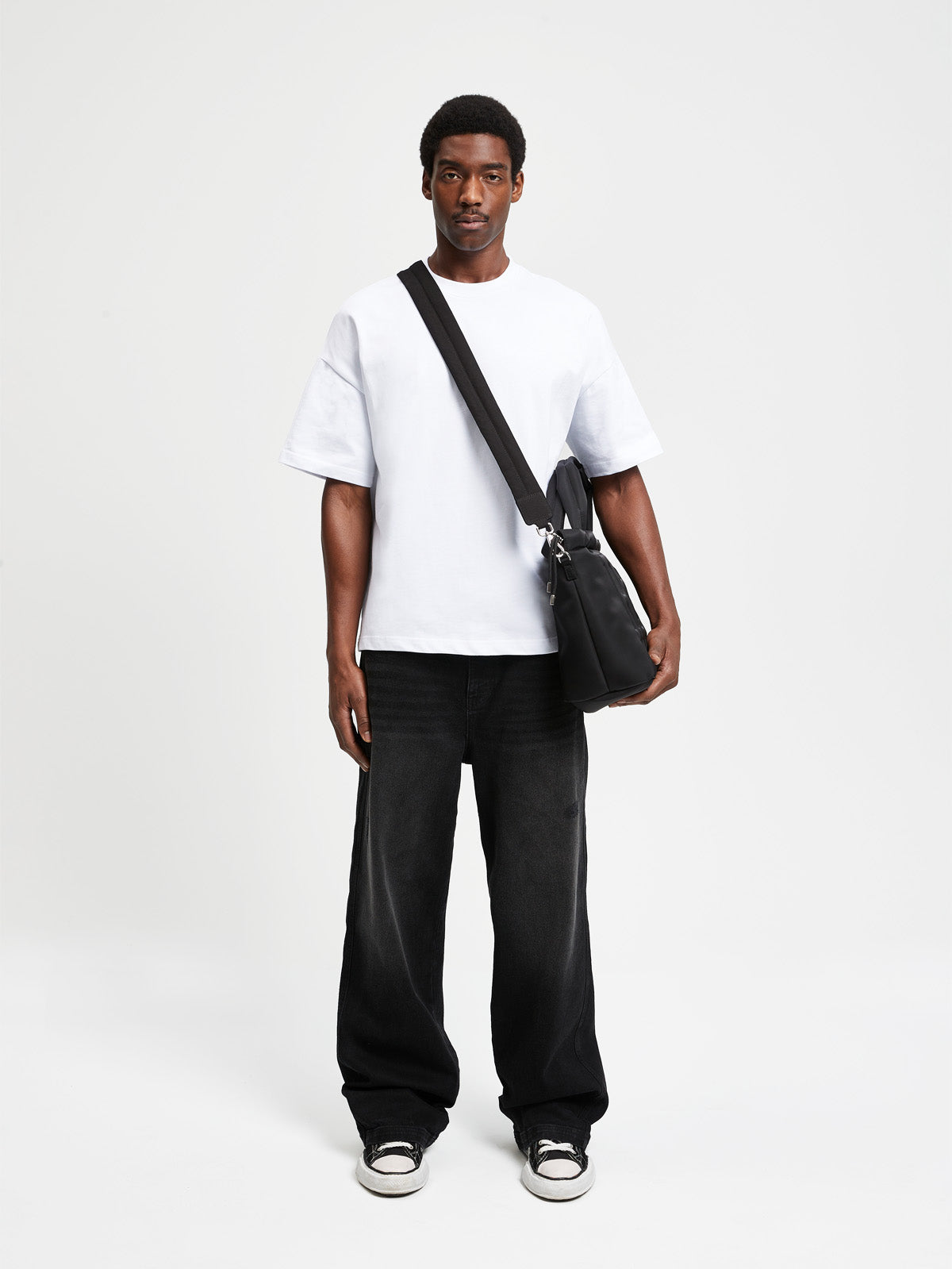 RETERNITY QUILTED TOTE BAG - BLACK