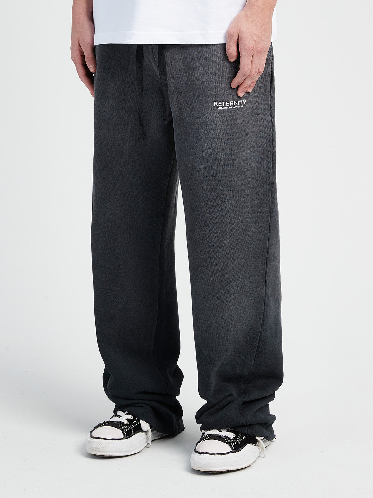 CREATIVE DEPT SWEATPANTS - FADED BLACK