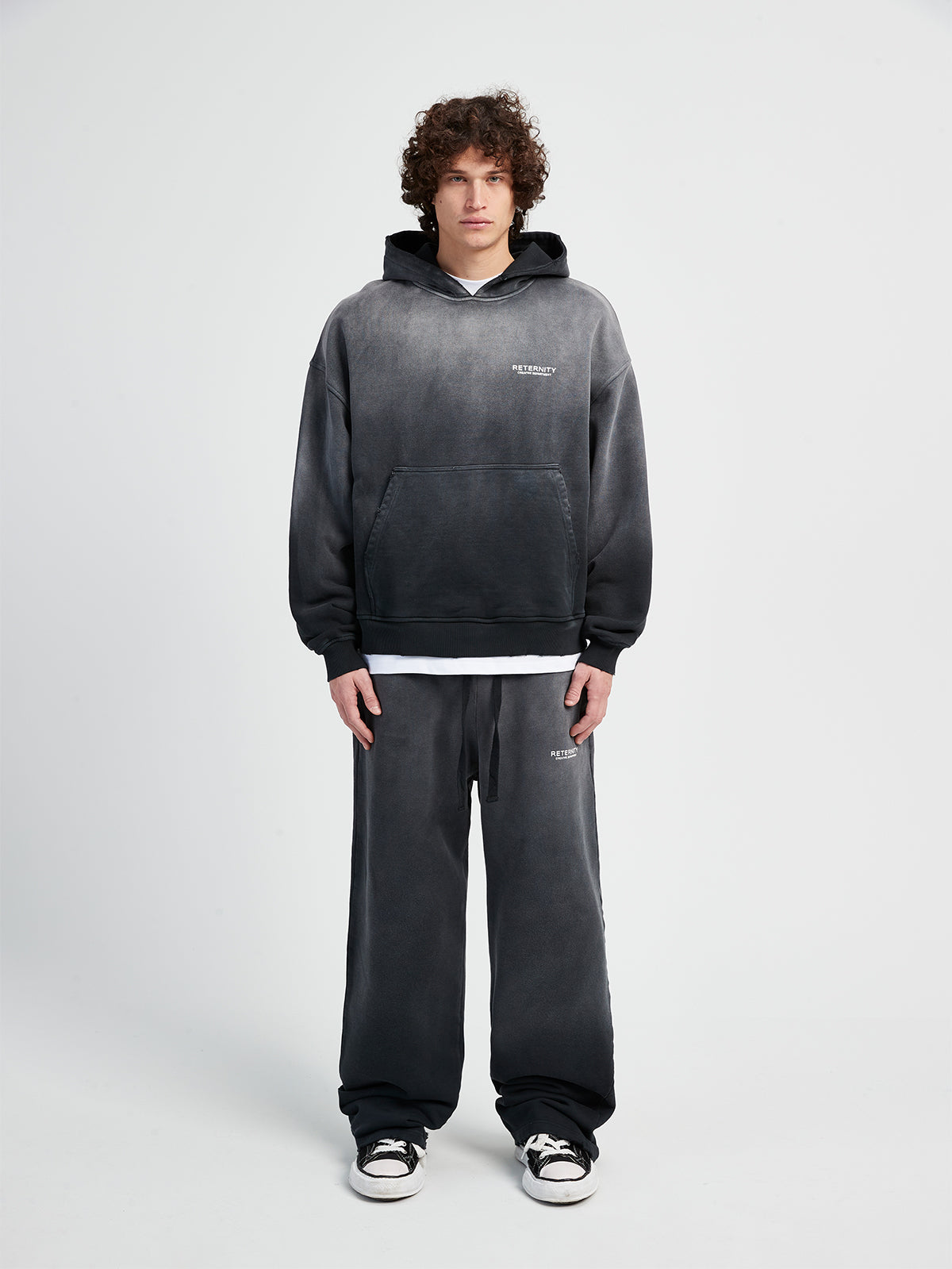 CREATIVE DEPT HOODIE - FADED BLACK