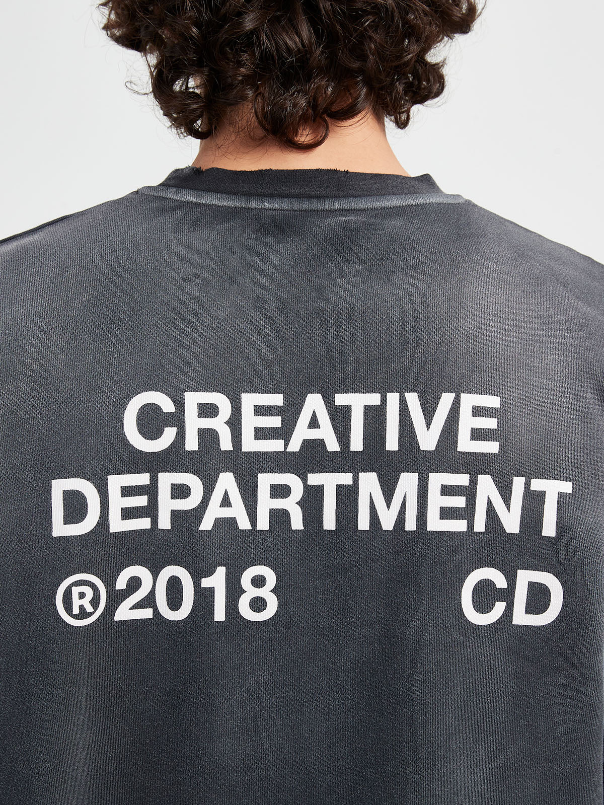 CREATIVE DEPT T-SHIRT - FADED BLACK