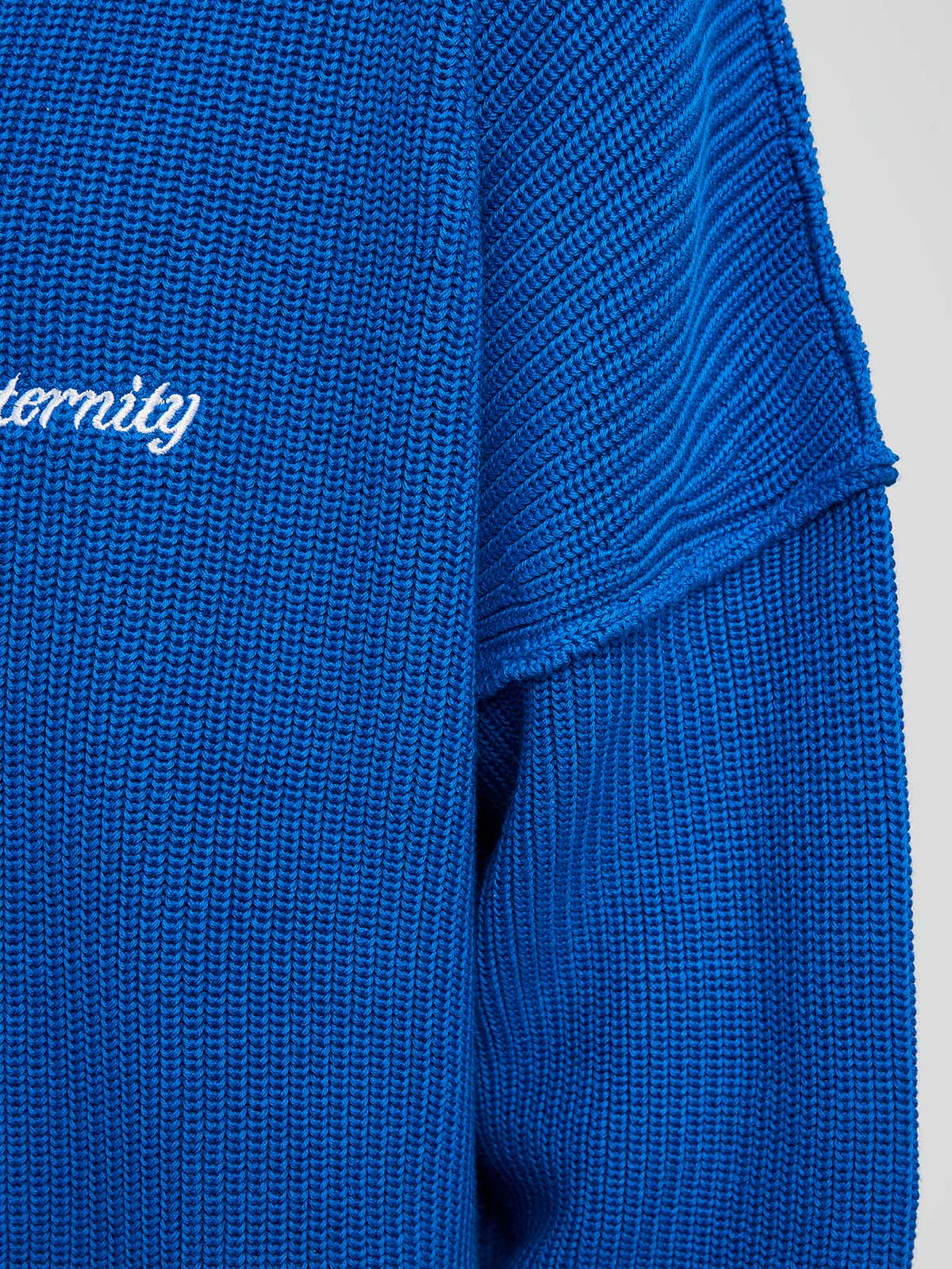 KNIT SWEATER THE TROPHY SERIES - BLUE
