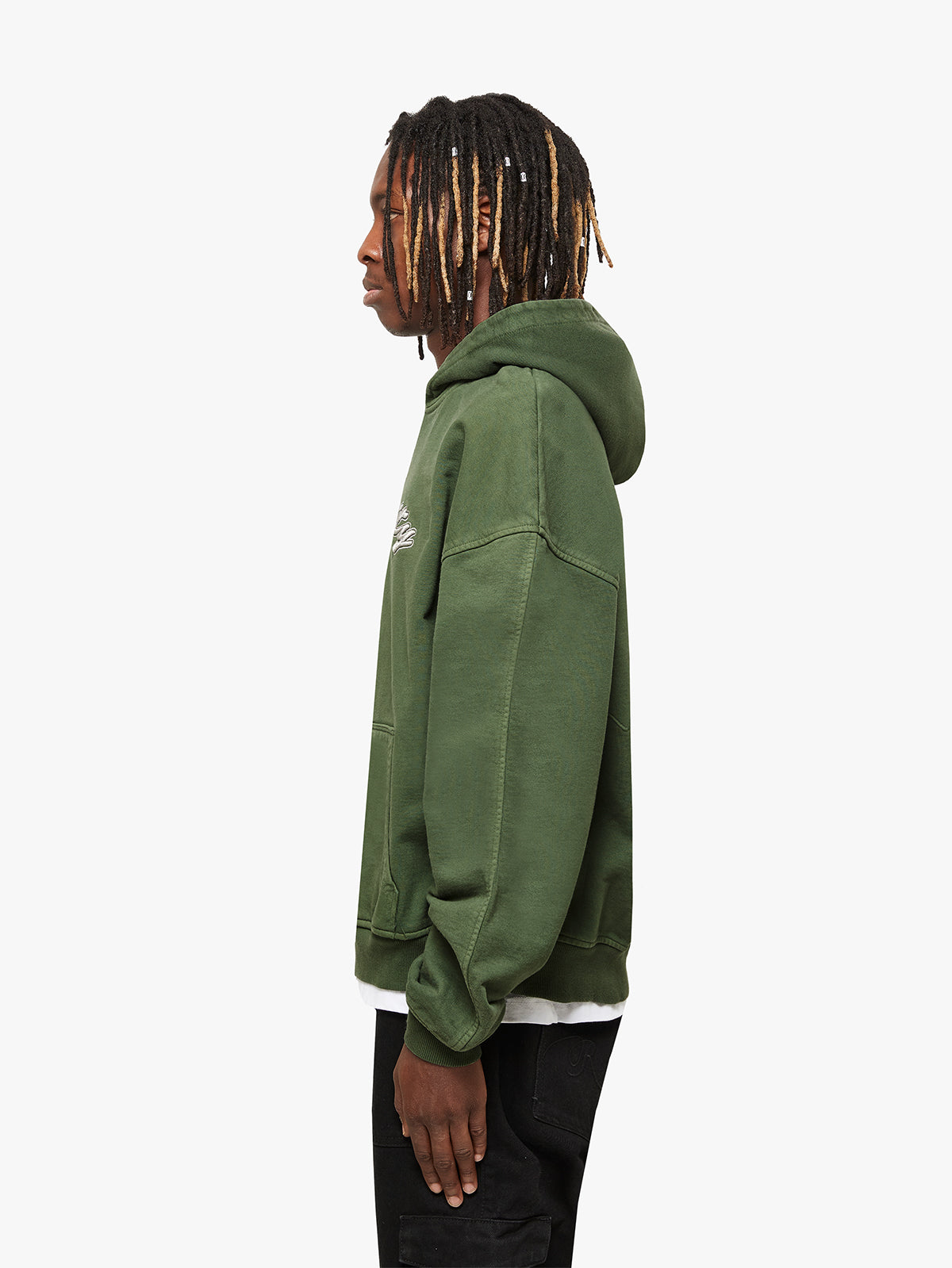HOODIE ‘RETERNITY’ - WASHED GREEN