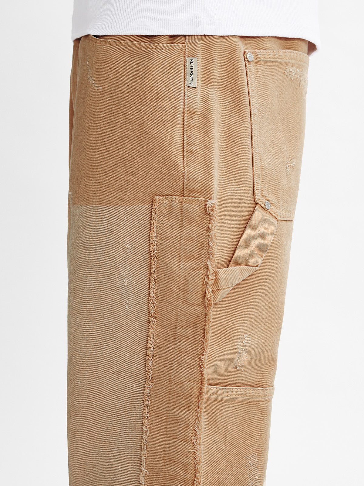 VINTAGE FLARED CARPENTER - BROWN