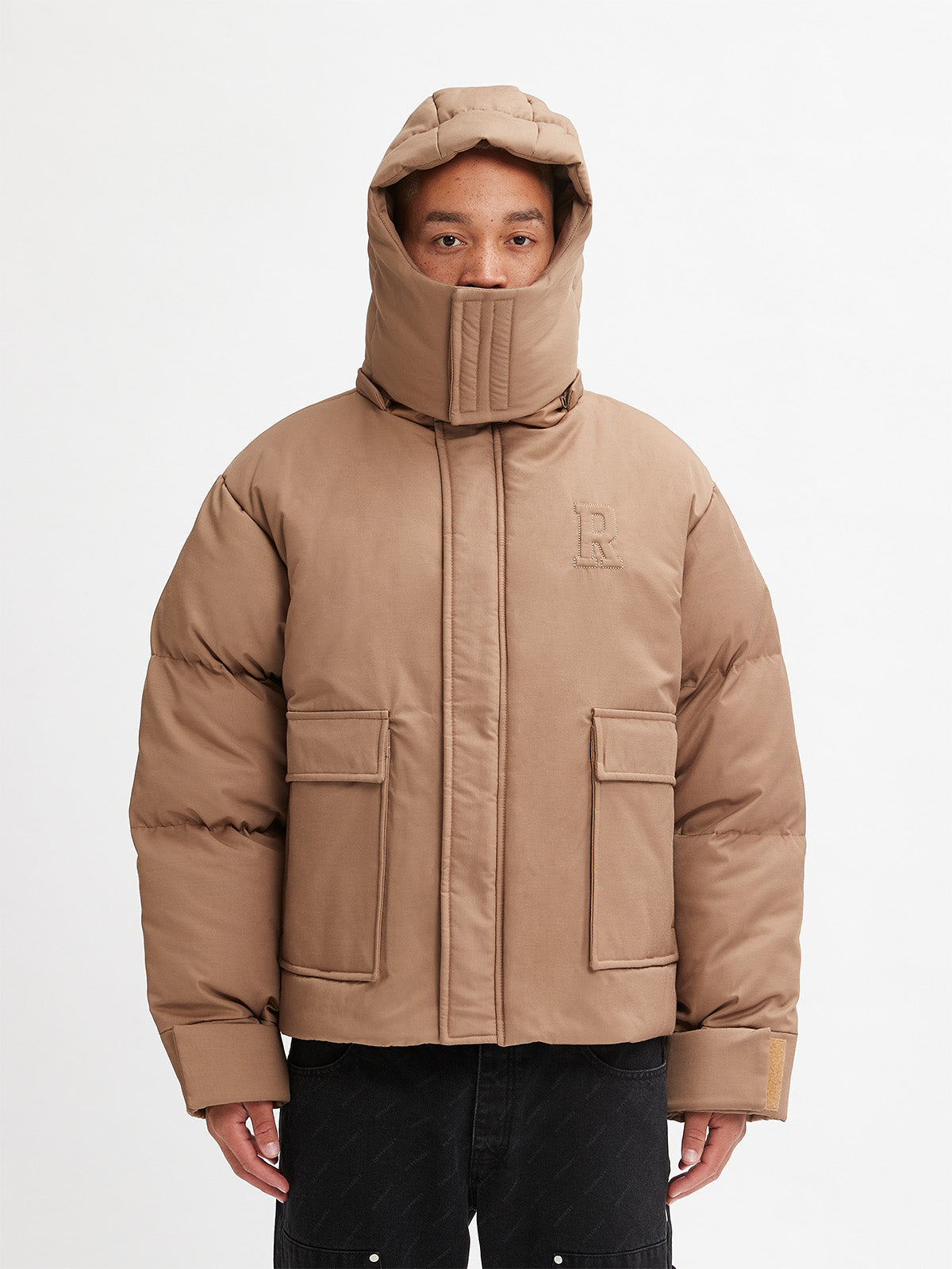 DOWN JACKET - BROWN