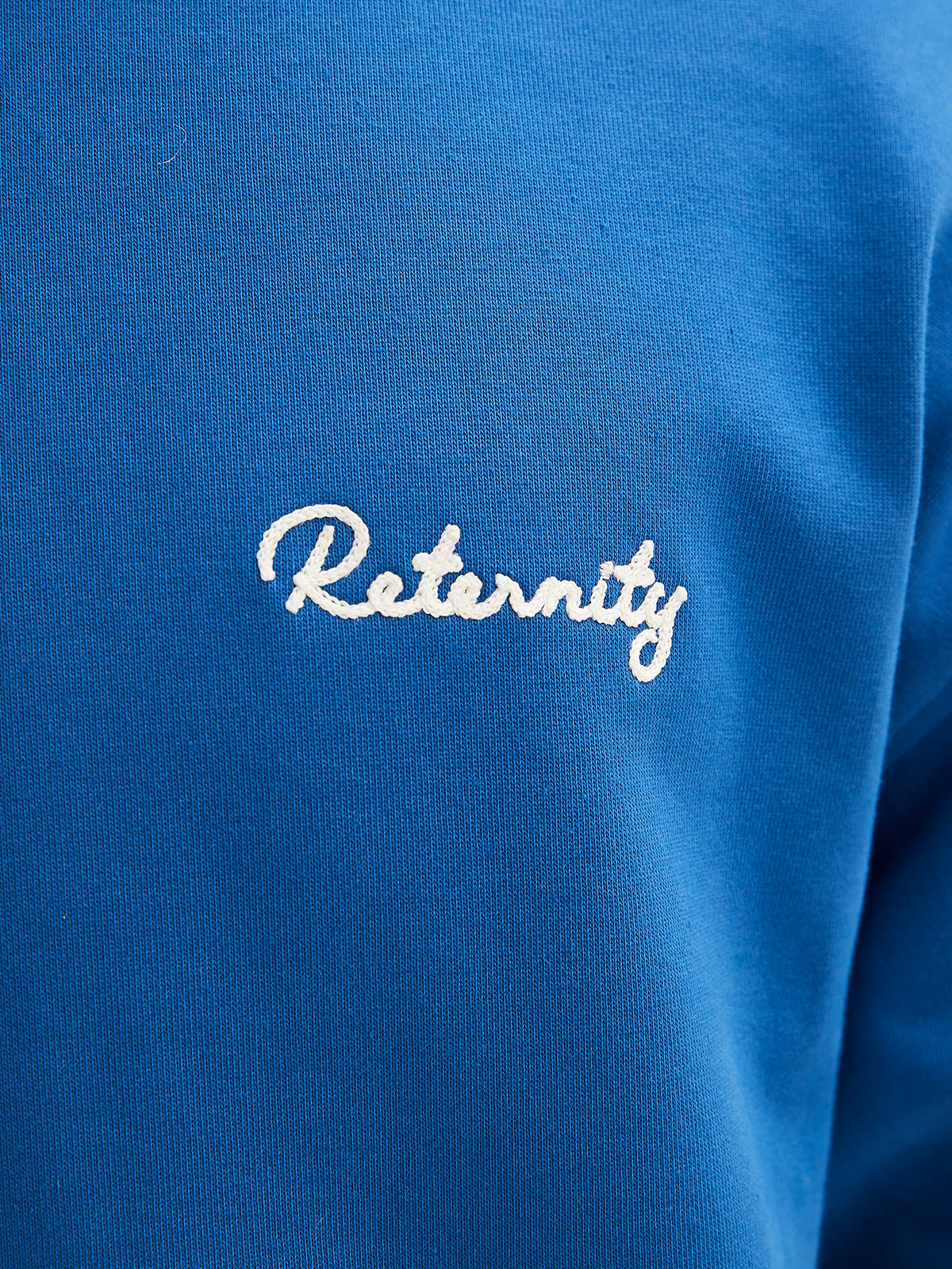 HOODIE BICOLOR SPLIT - DARKBLUE/CREAM