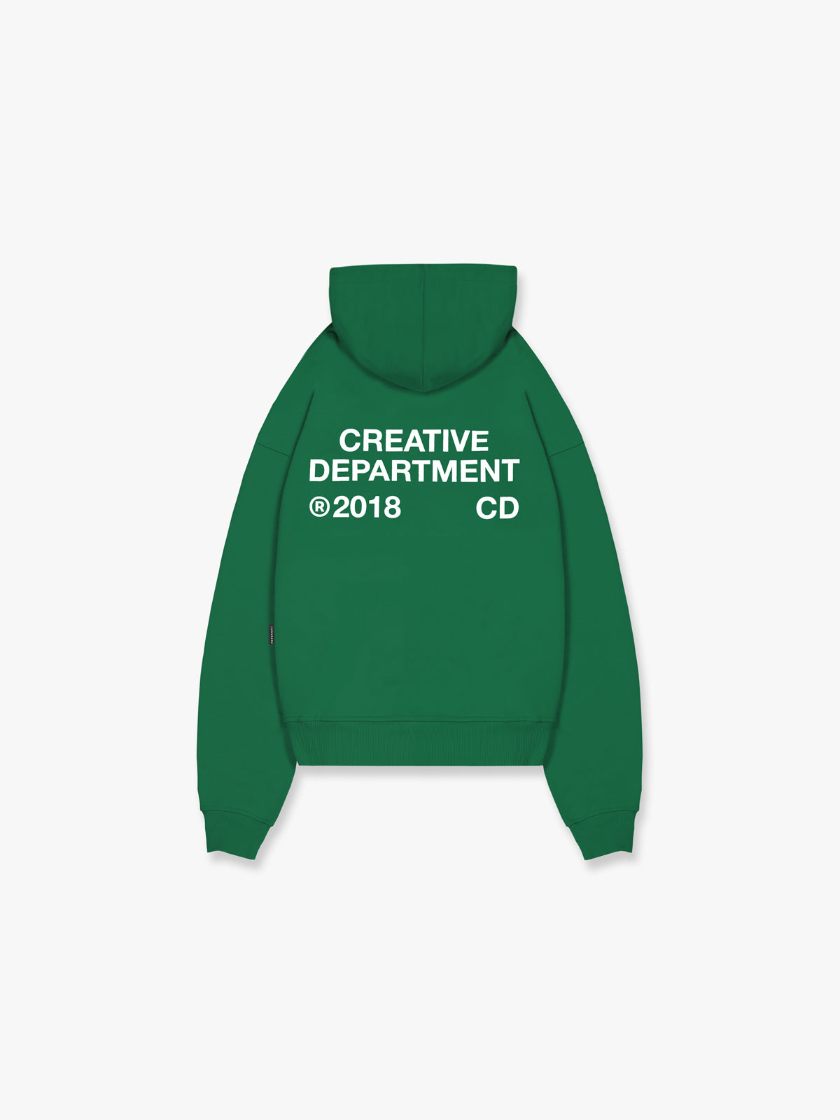 CREATIVE DEPT ZIP-HOODIE - GREEN