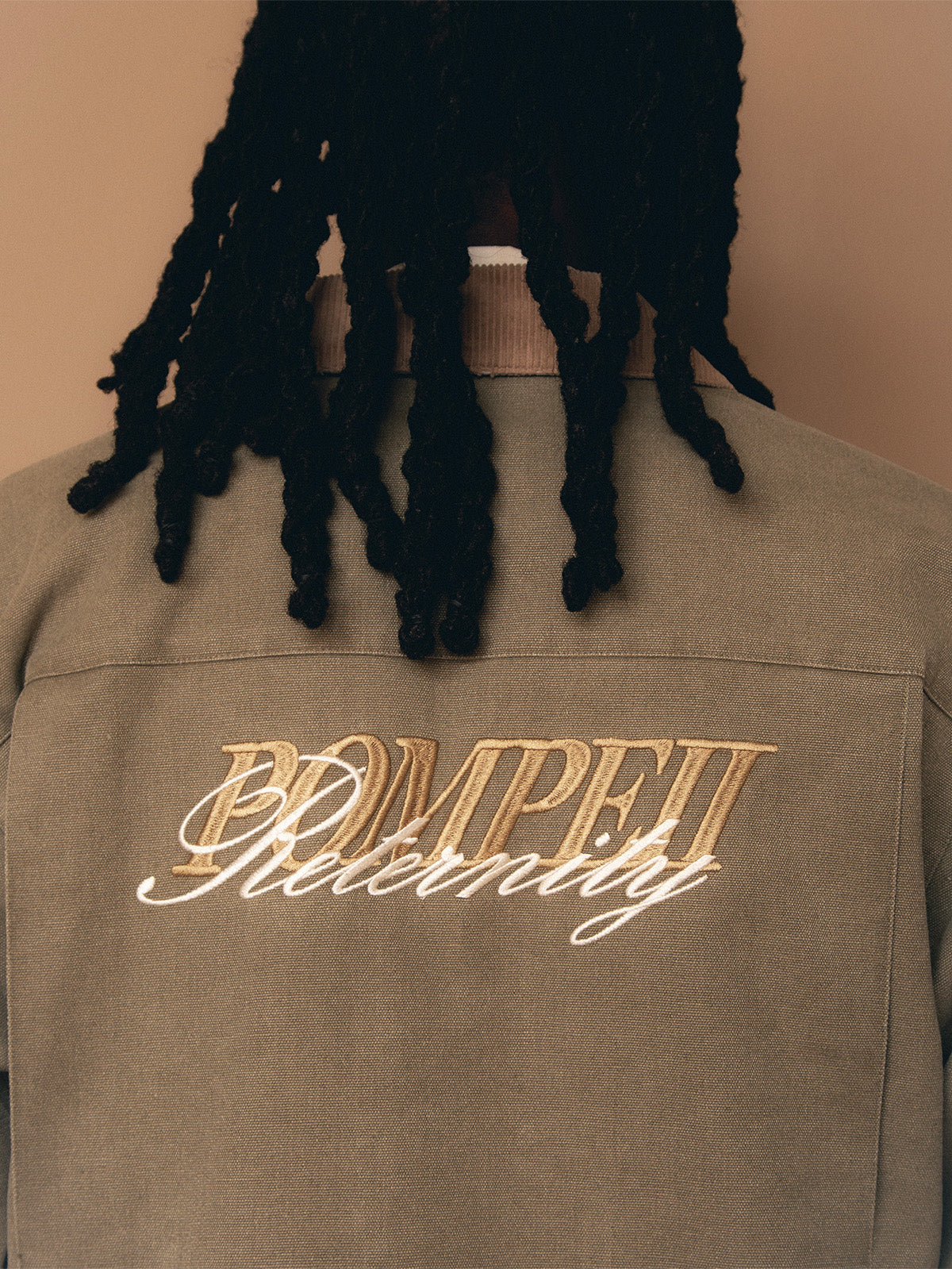 POMPEII X RETERNITY WORKWEAR JACKET - WASHED GREEN