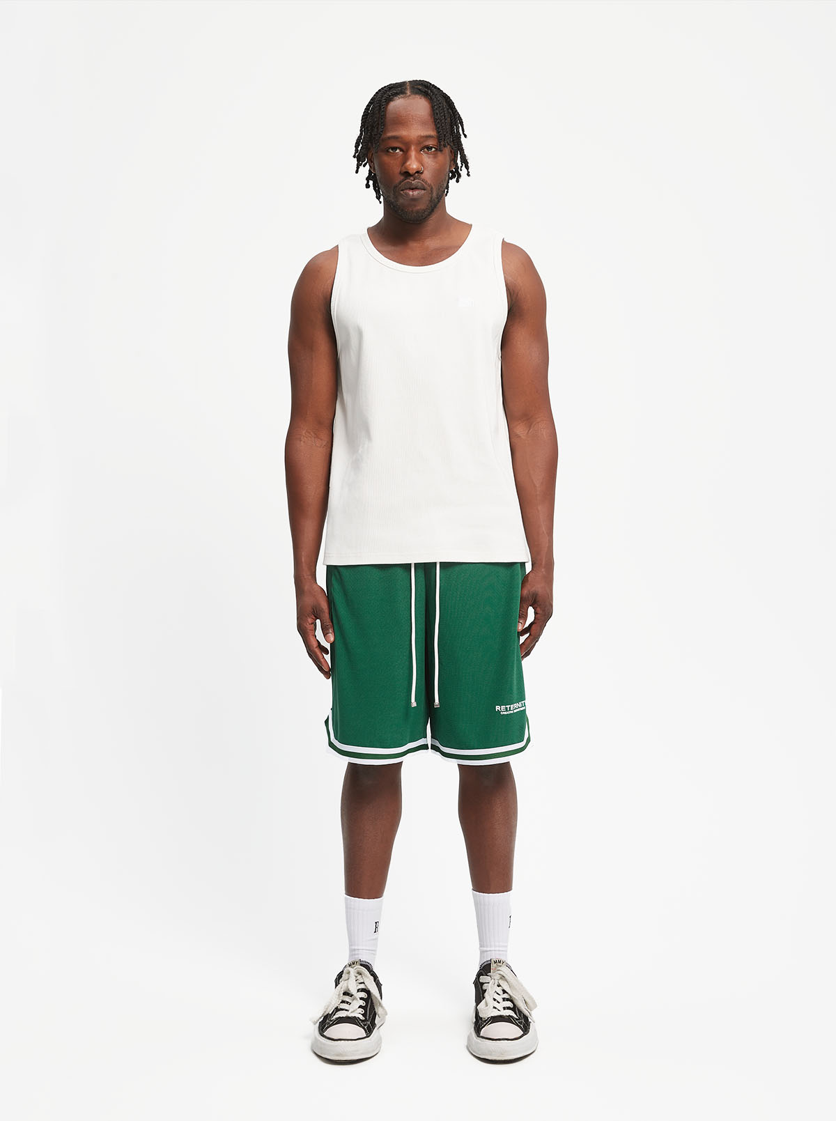 CREATIVE DEPT MESH SHORTS - GREEN