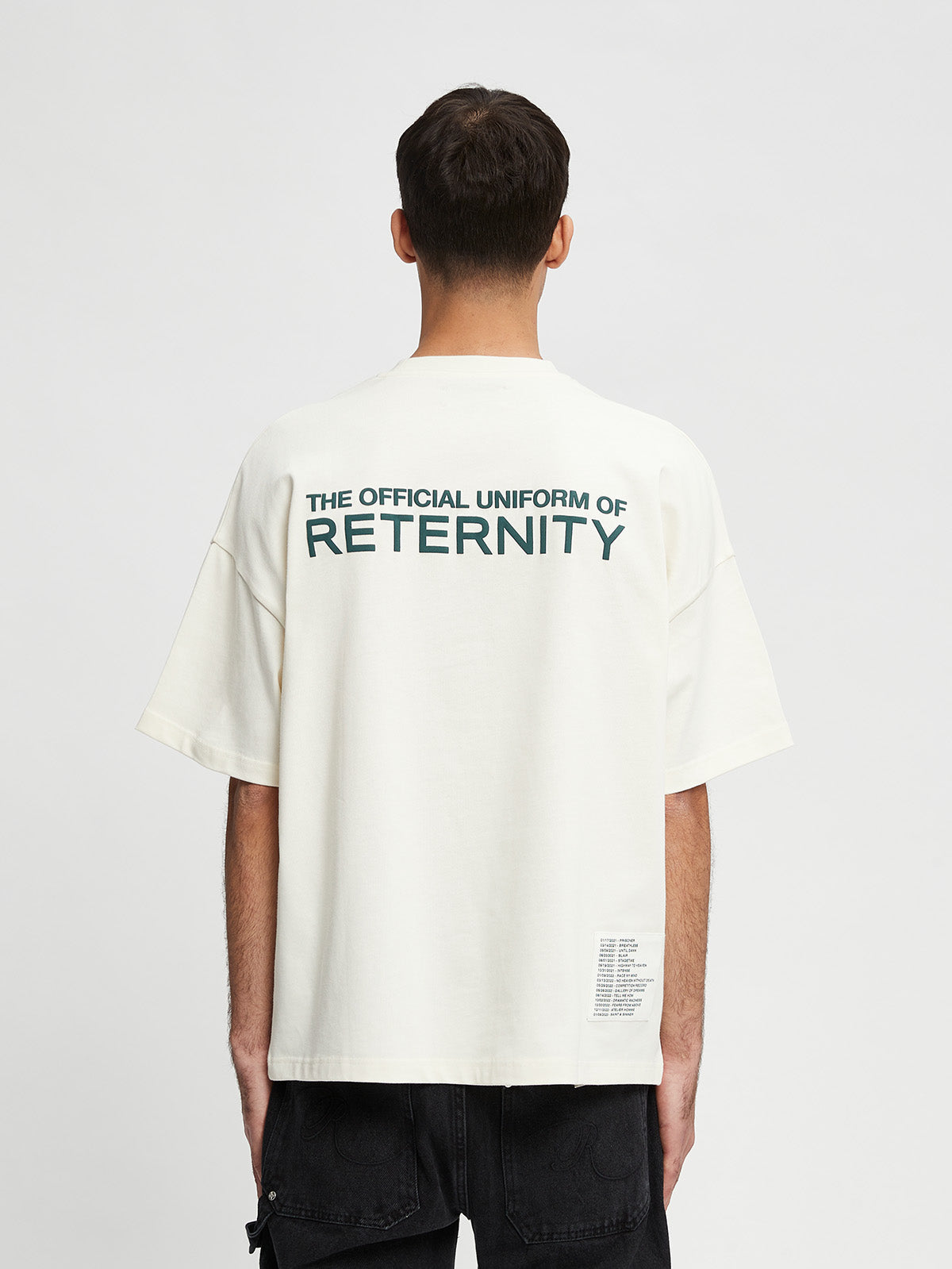 T-SHIRT OFFICIAL UNIFORM- IVORY/GREEN