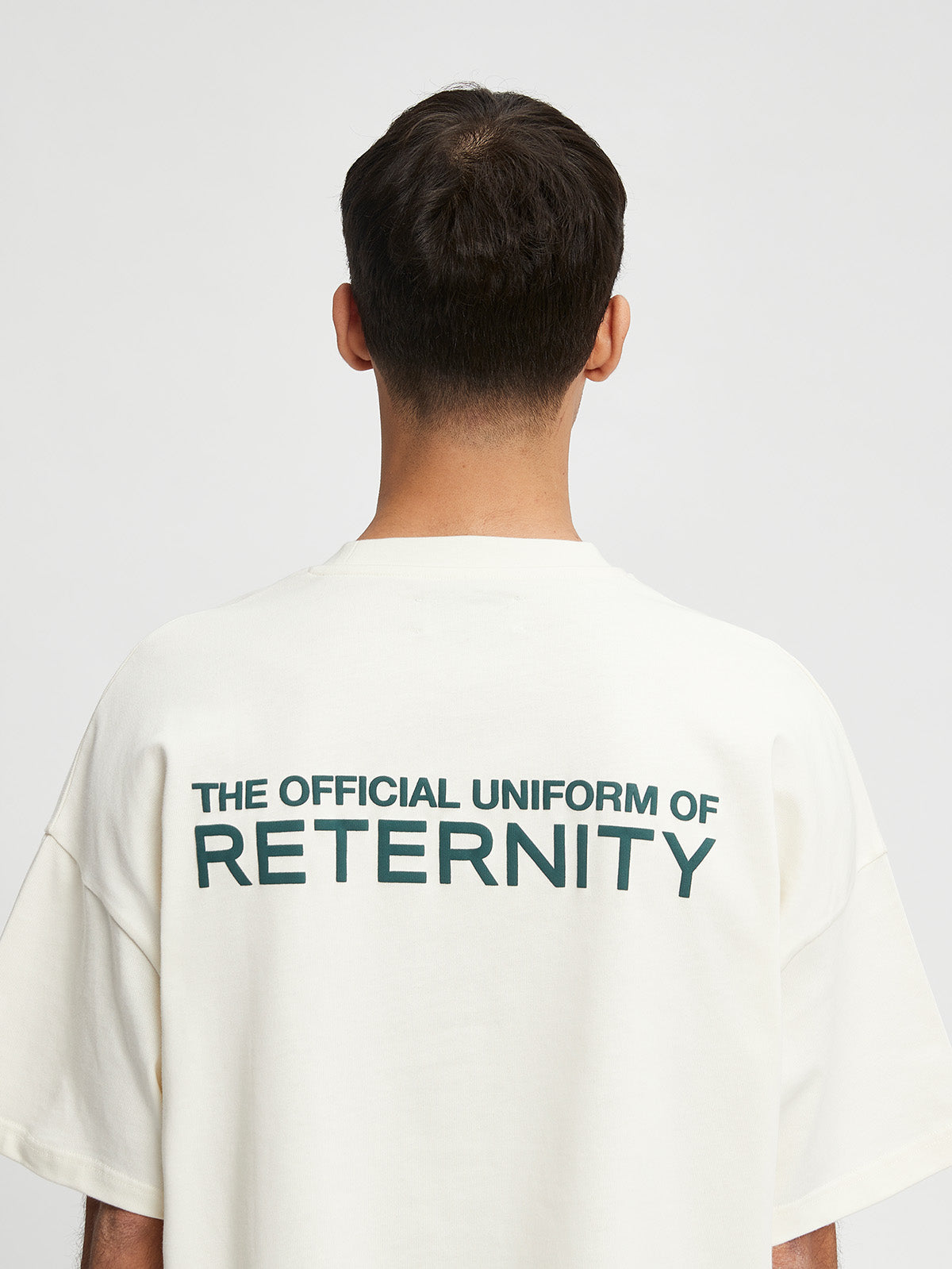 T-SHIRT OFFICIAL UNIFORM- IVORY/GREEN