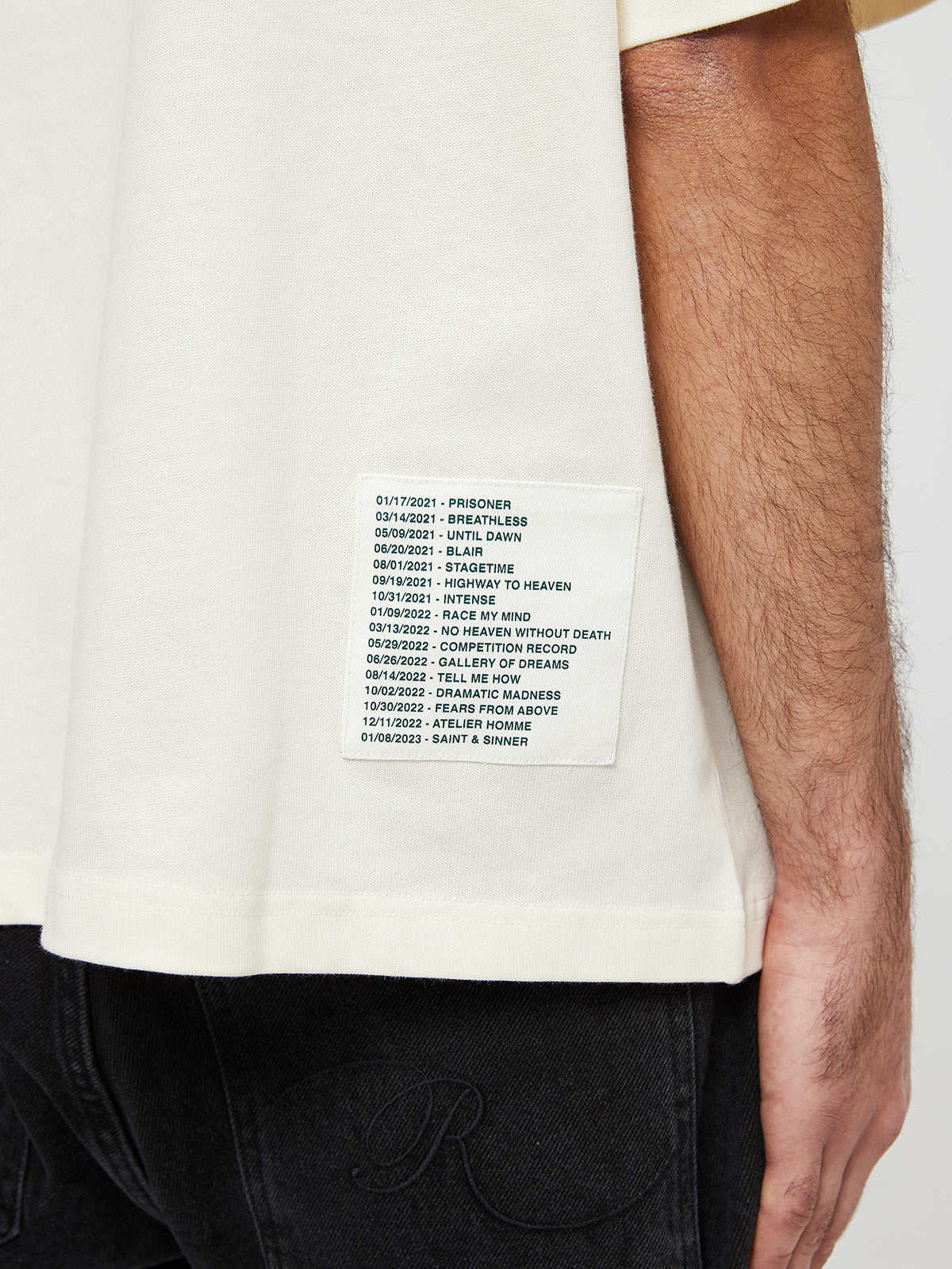 T-SHIRT OFFICIAL UNIFORM- IVORY/GREEN